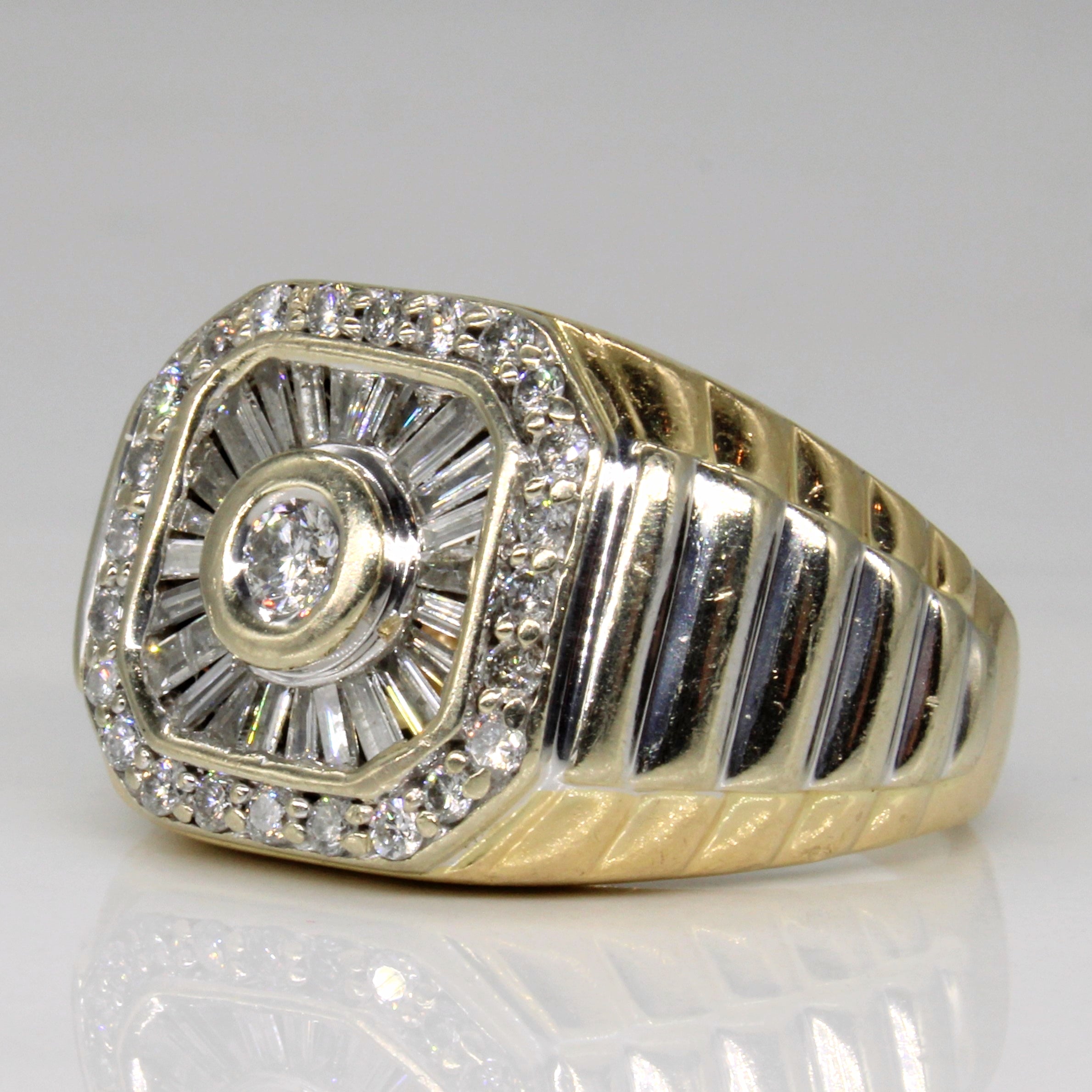 Diamond Multi Cut Cocktail Ring | 0.75ctw | SZ 8.25 |