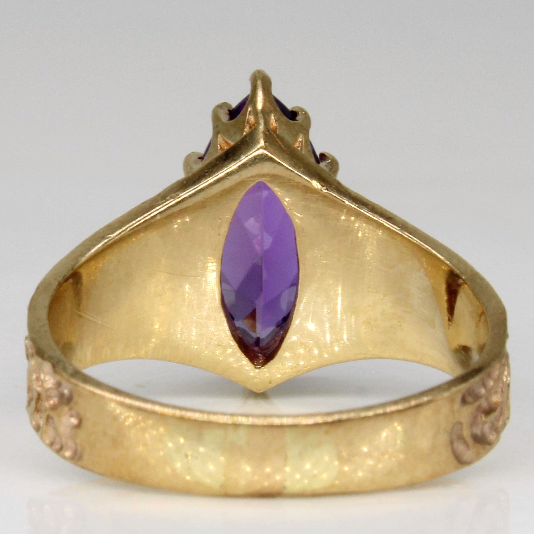 Synthetic Purple Sapphire Cocktail Ring | 1.75ct | SZ 5.75 |