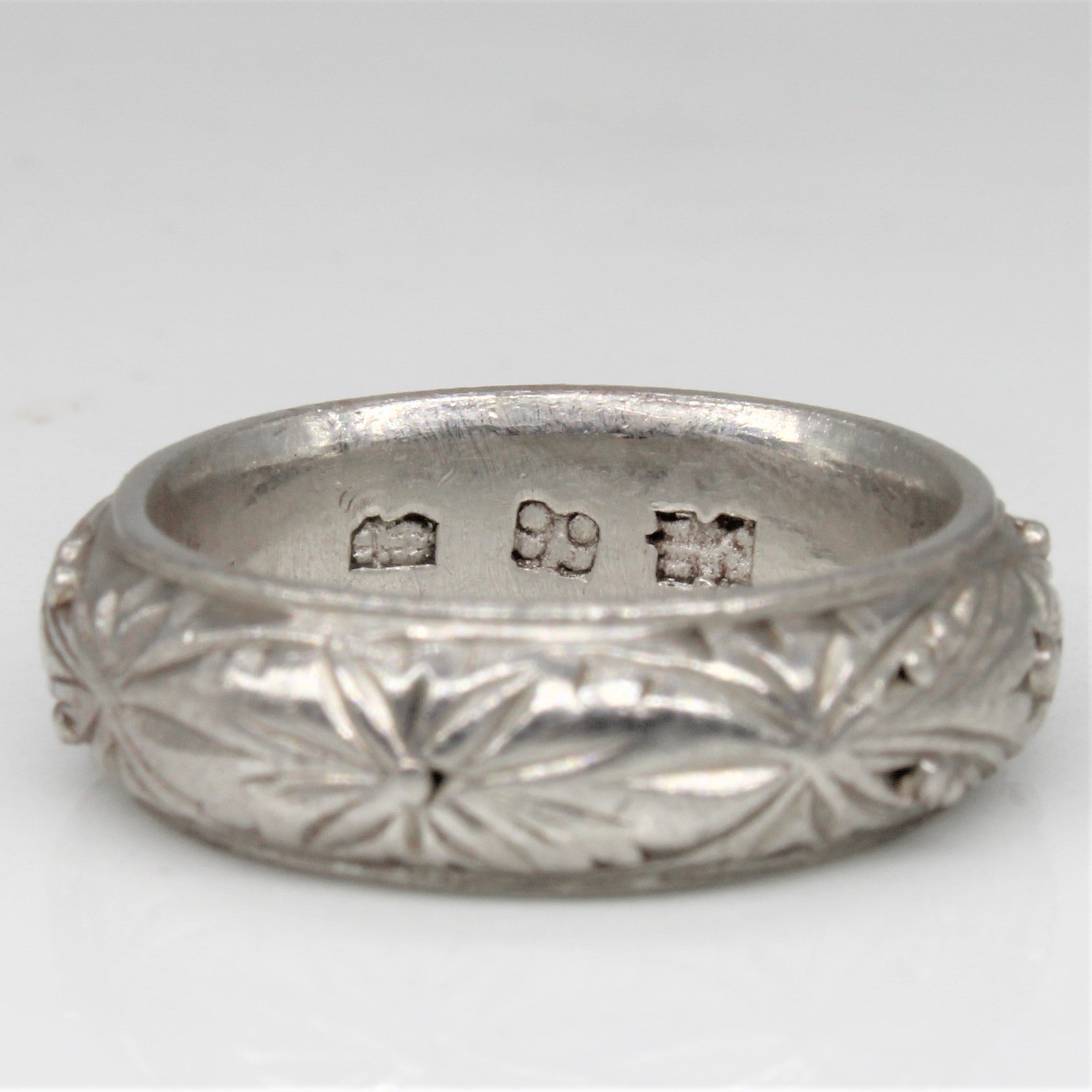 Ornate Platinum Band | SZ 6 |