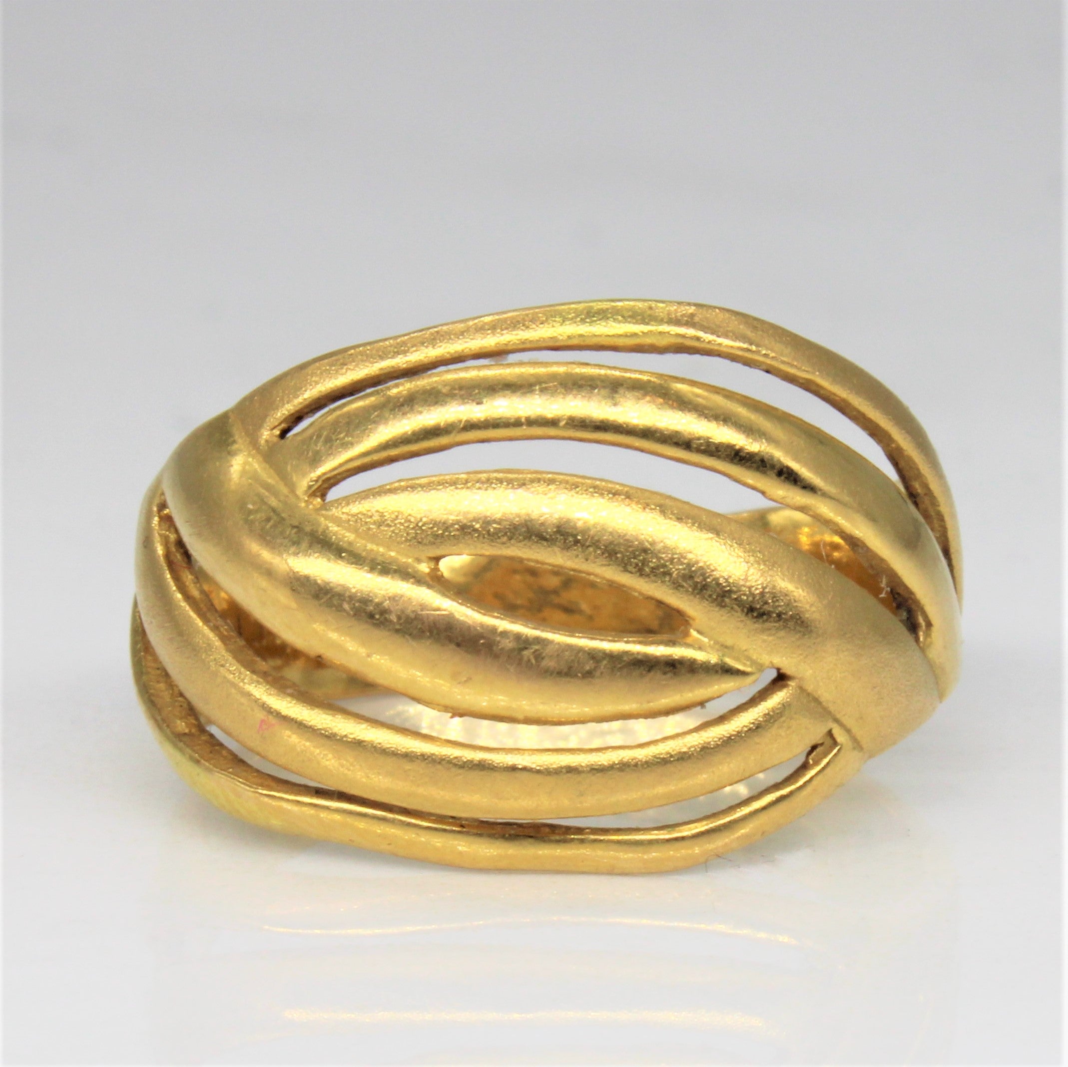 Yellow Gold Woven Ring | SZ 6.5 |