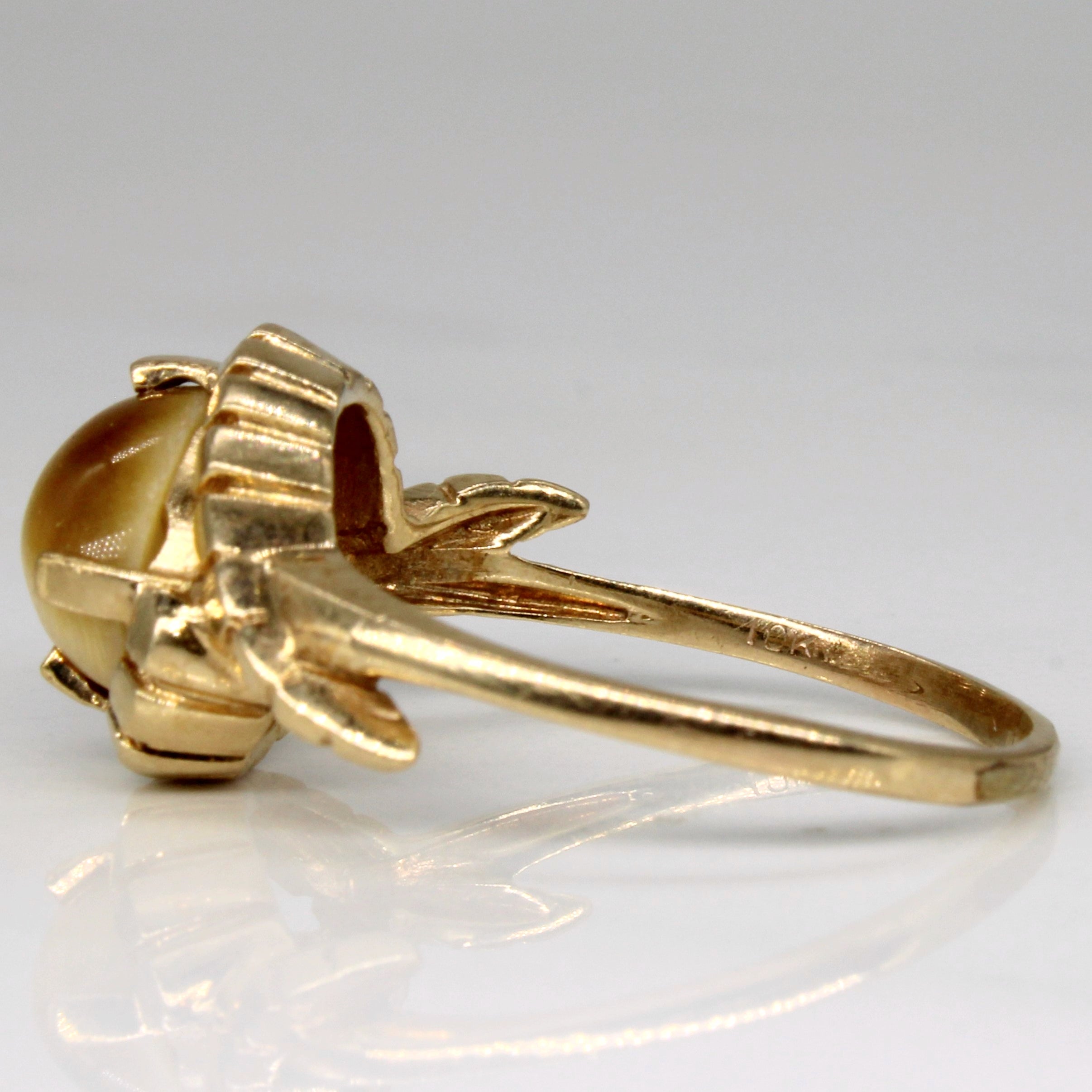 Cats Eye Quartz Cocktail Ring | 1.95ct | SZ 8.5 |