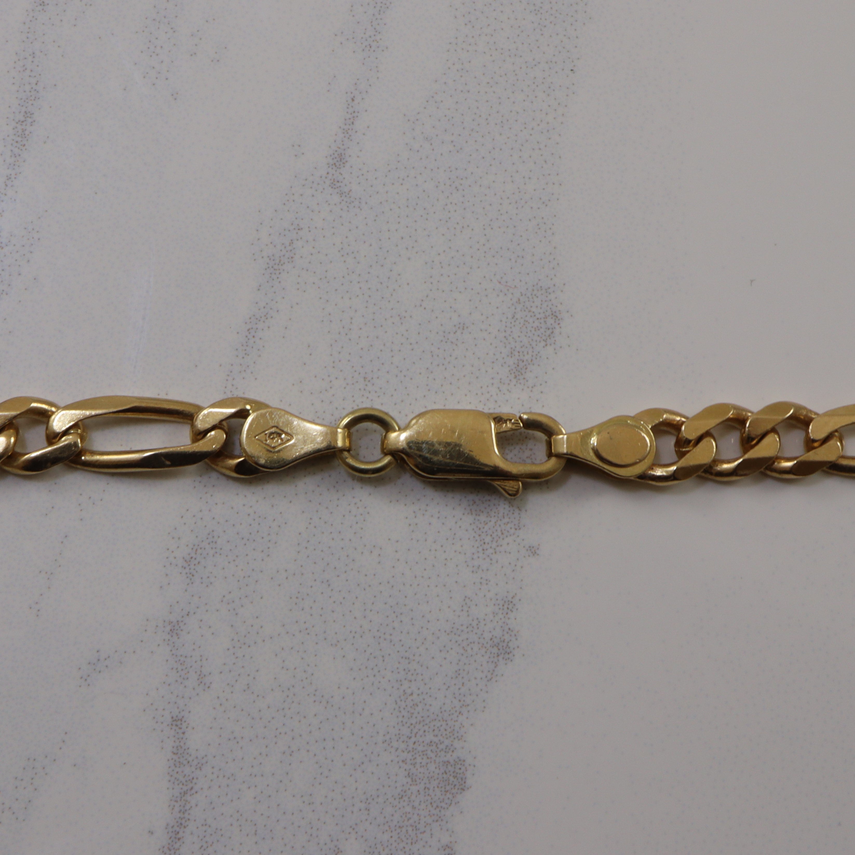 14k Yellow Gold Figaro Chain | 18" |