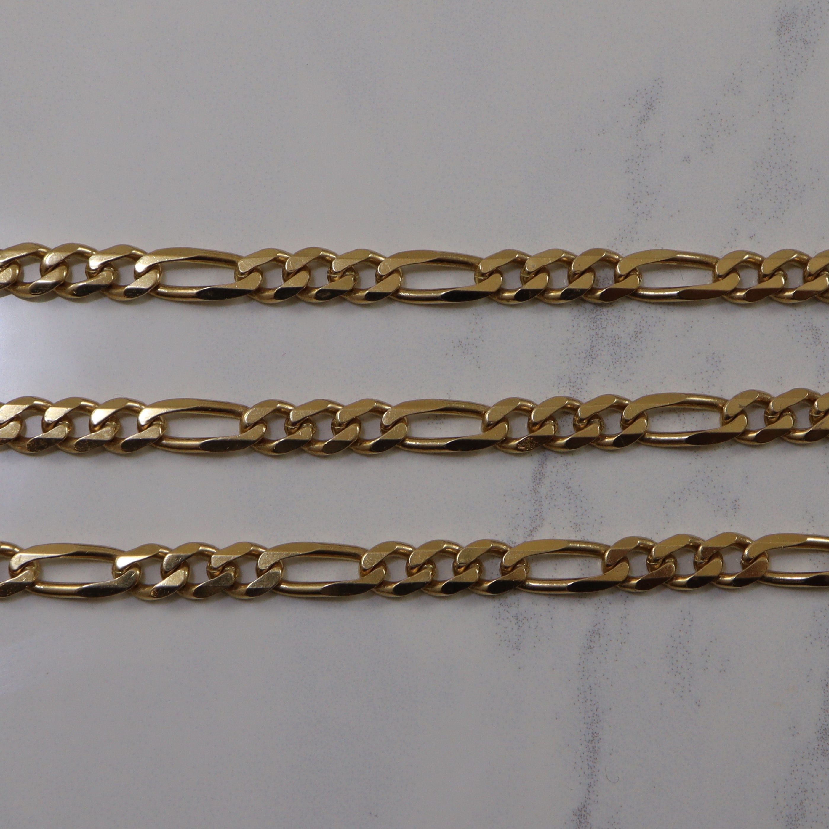 14k Yellow Gold Figaro Chain | 18" |