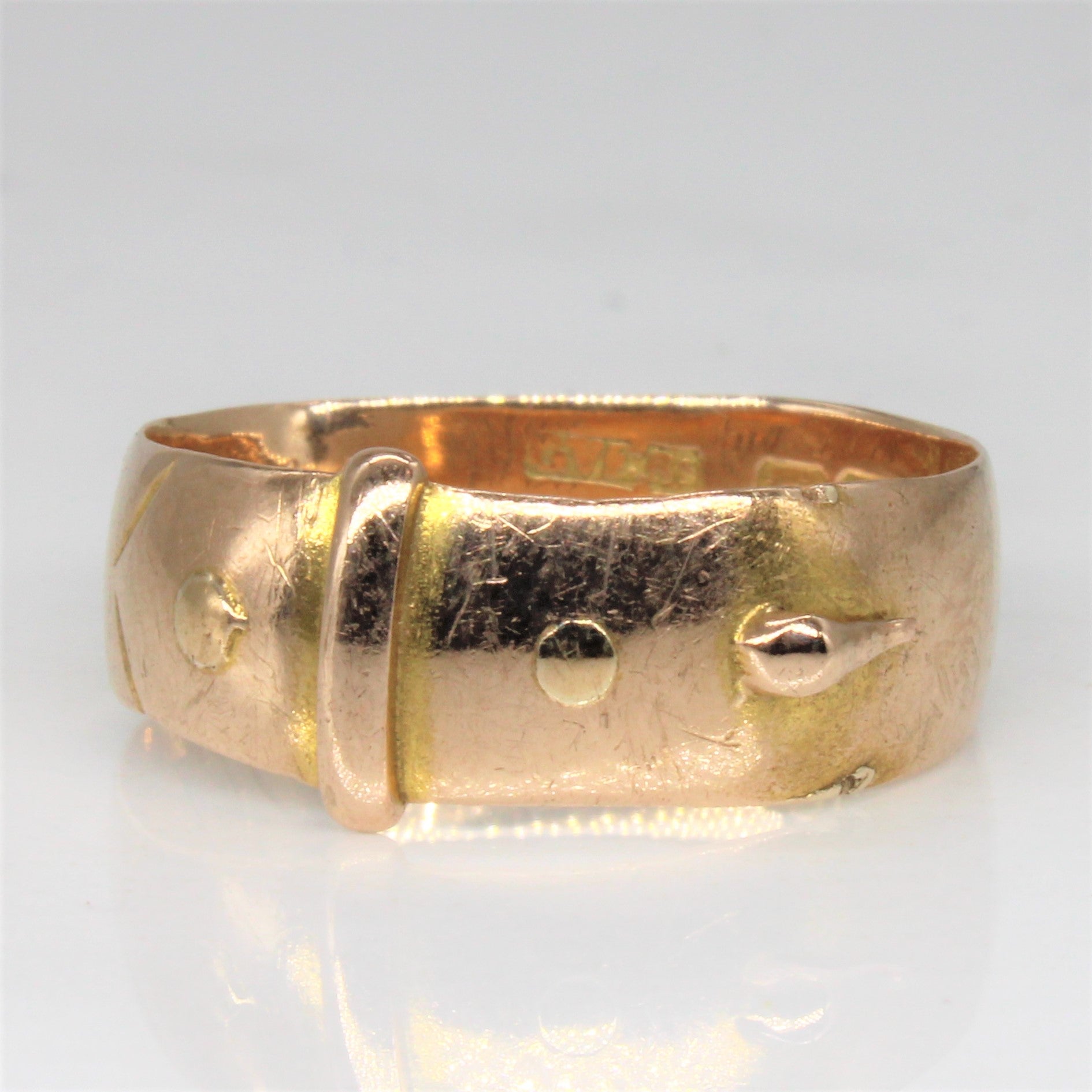 1903 Birmingham Antique Belt Buckle Ring | SZ 9.25 |