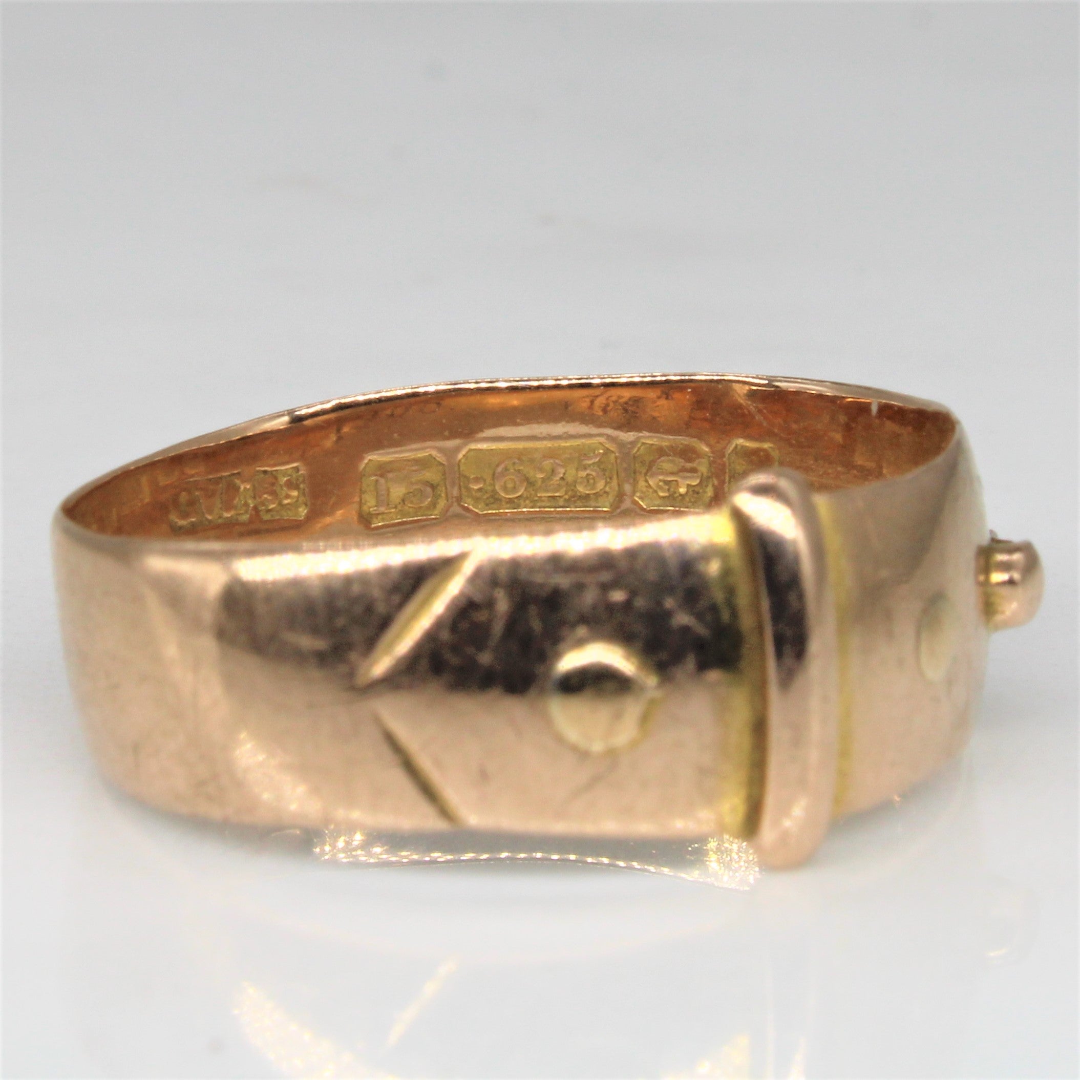 1903 Birmingham Antique Belt Buckle Ring | SZ 9.25 |