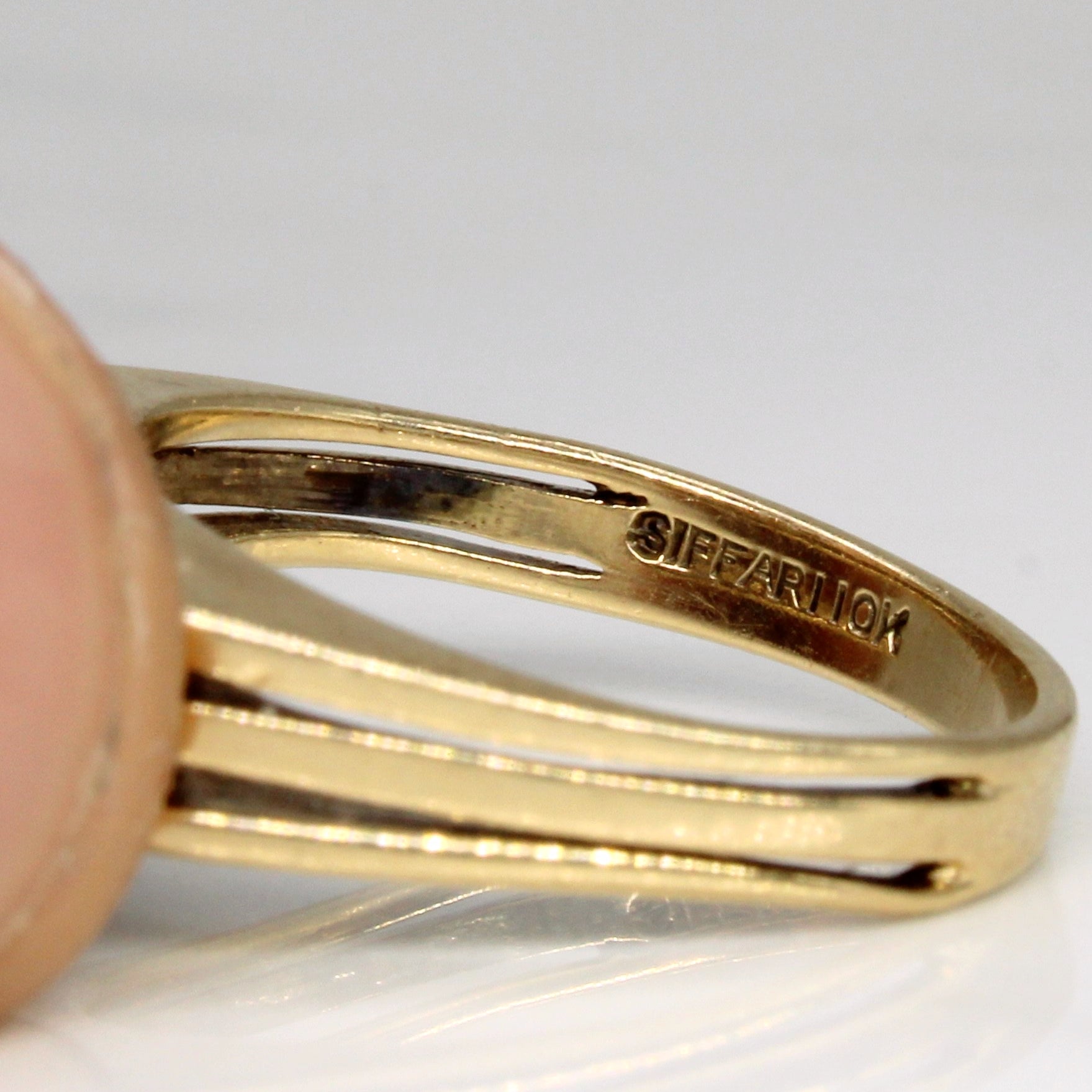 Bague saphir à quatre pierres | 0,40 ct | Taille 6,5 |