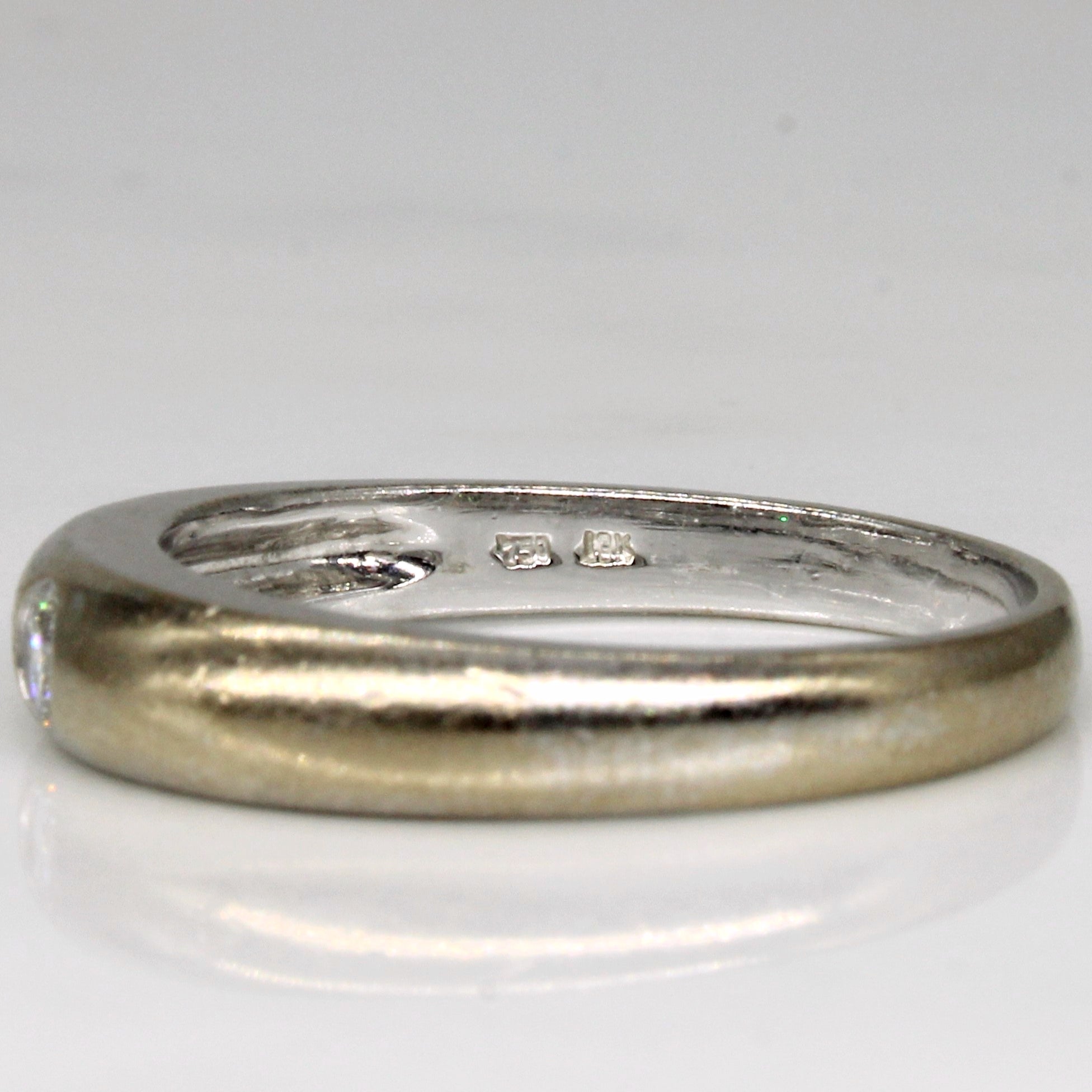 Diamond Flush Set Ring | 0.13ct | SZ 8.25 |