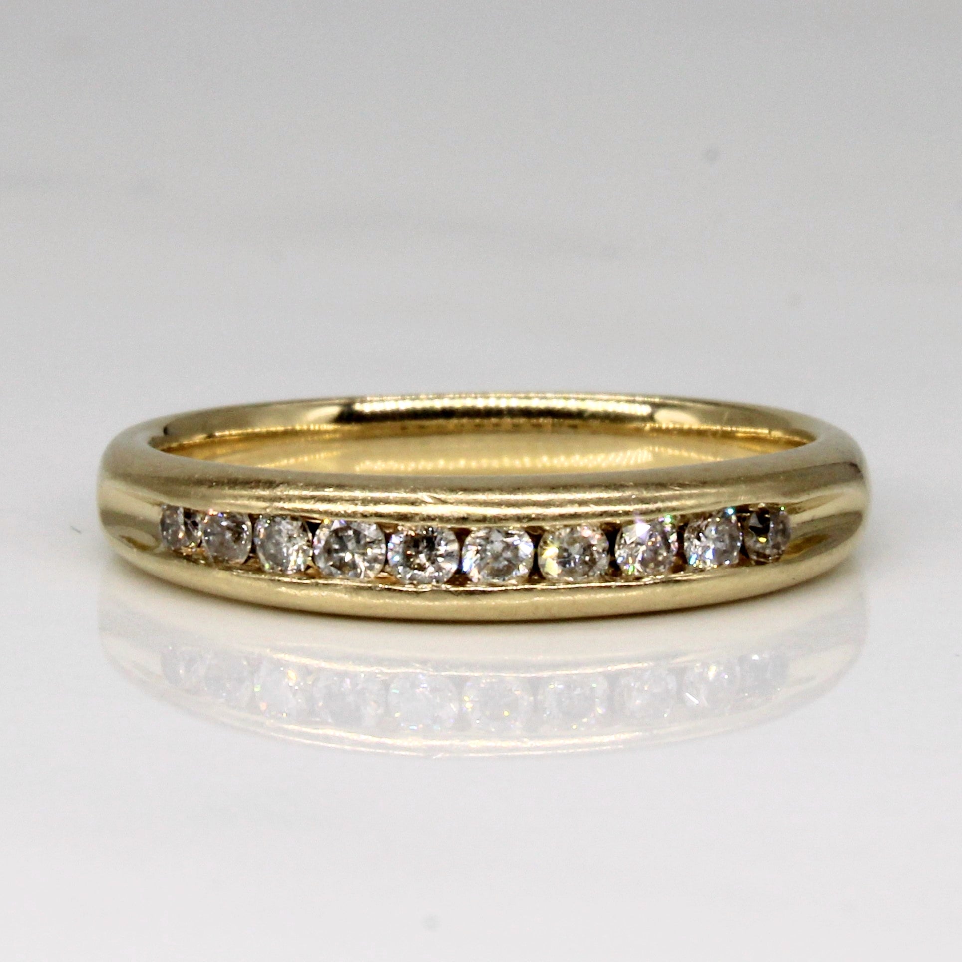 Channel Set Diamond Ring | 0.20ctw | SZ 6.5 |