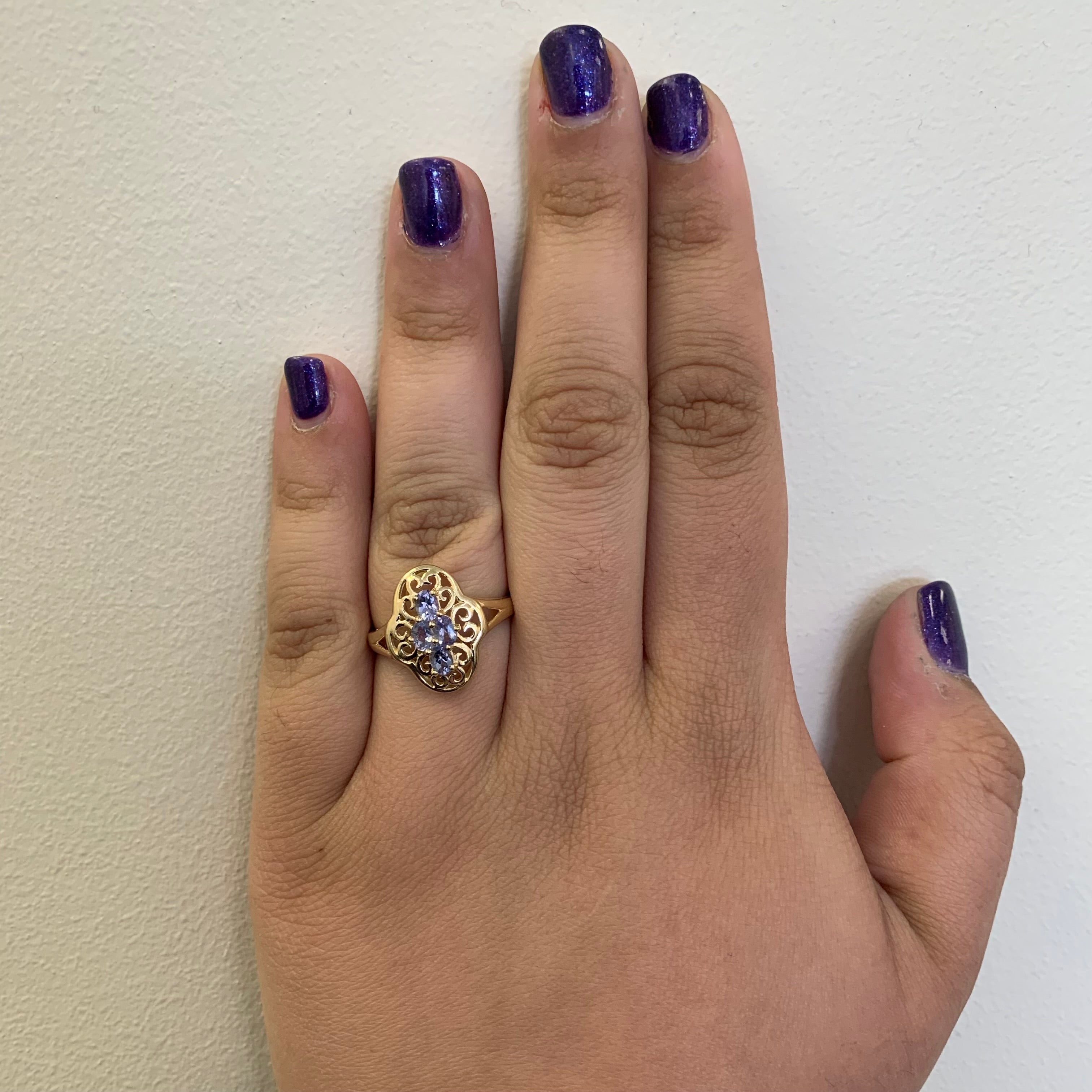 Tanzanite Cocktail Ring | 0.72ct | SZ 9 |