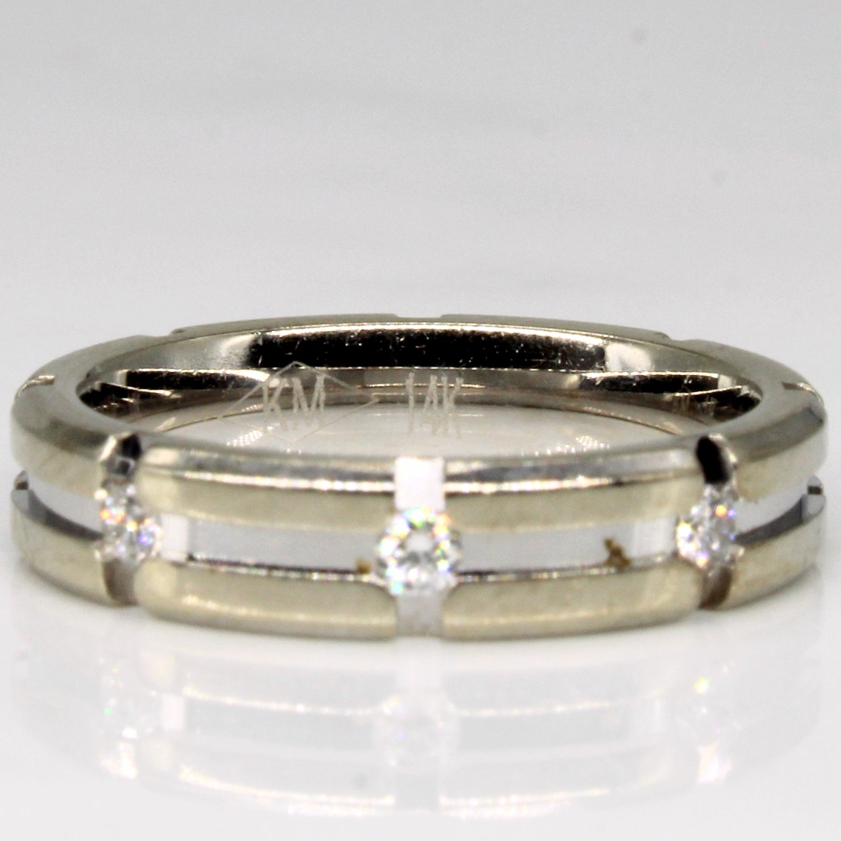 Three Stone Diamond Band | 0.08ctw | SZ 5 |