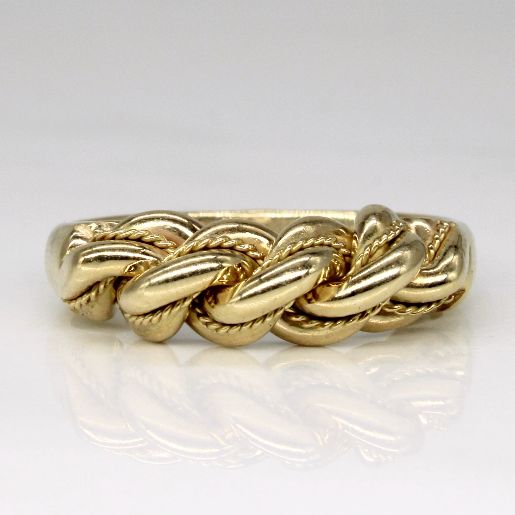 Bague Keeper en or jaune | Taille 9,5 |