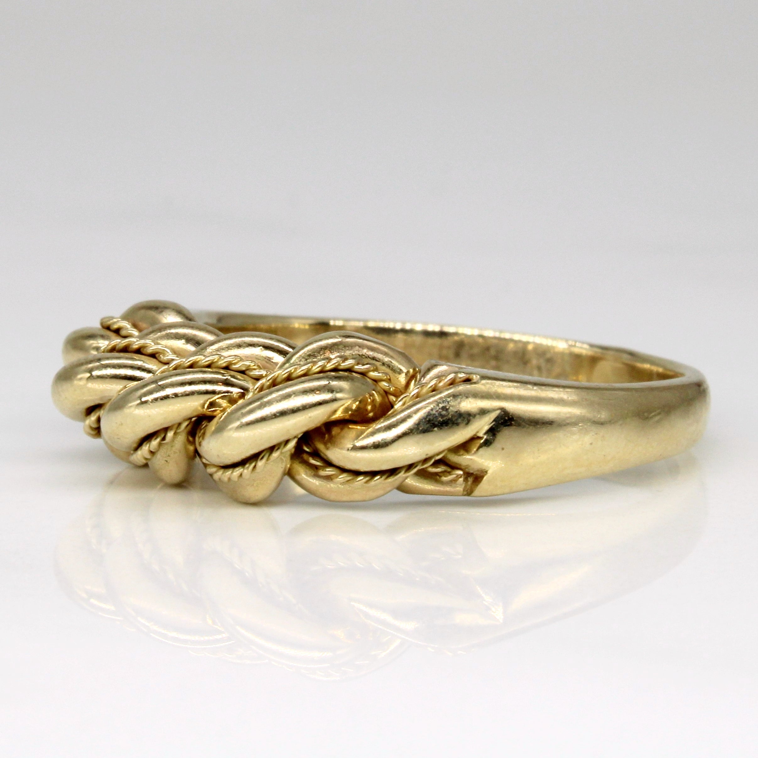 Bague Keeper en or jaune | Taille 9,5 |
