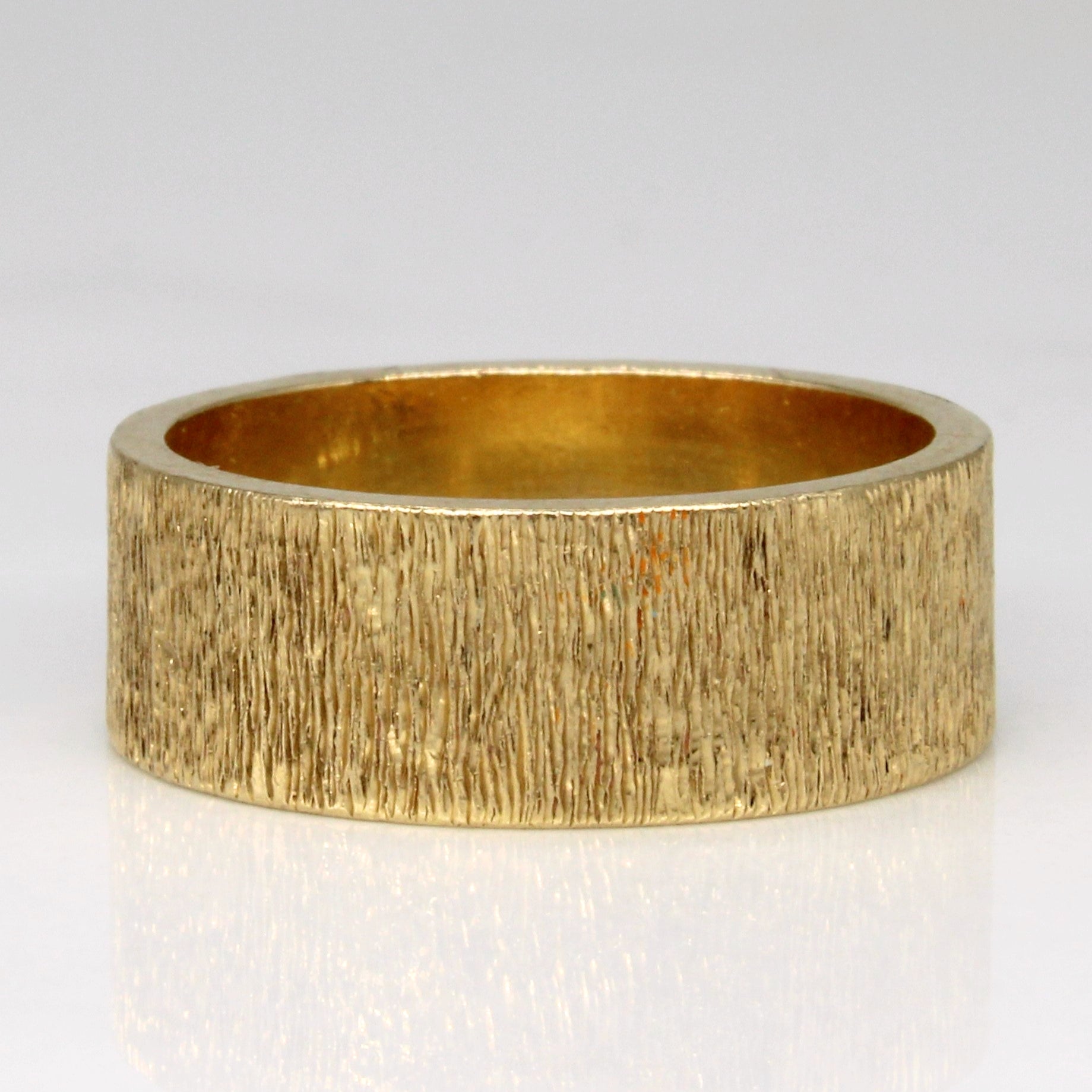 Wood Grain Textured Band | SZ 6.5 |