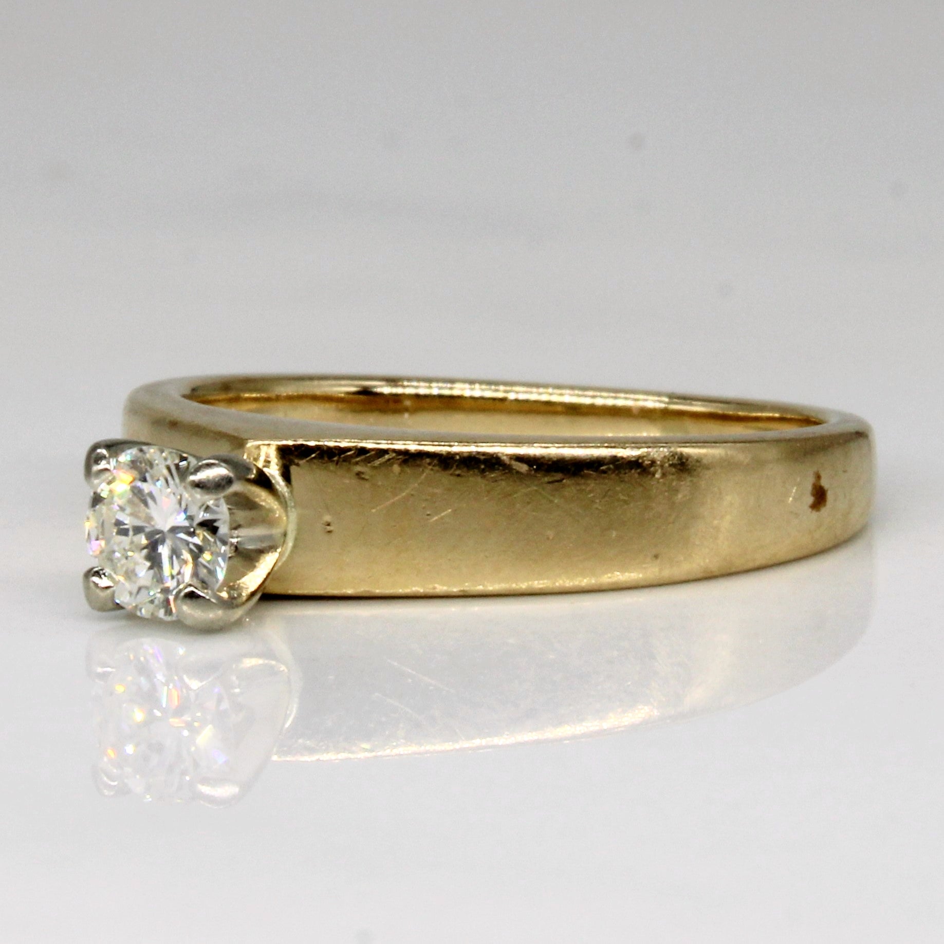 Cathedral Set Diamond Ring | 0.25ct | SZ 5.5 |