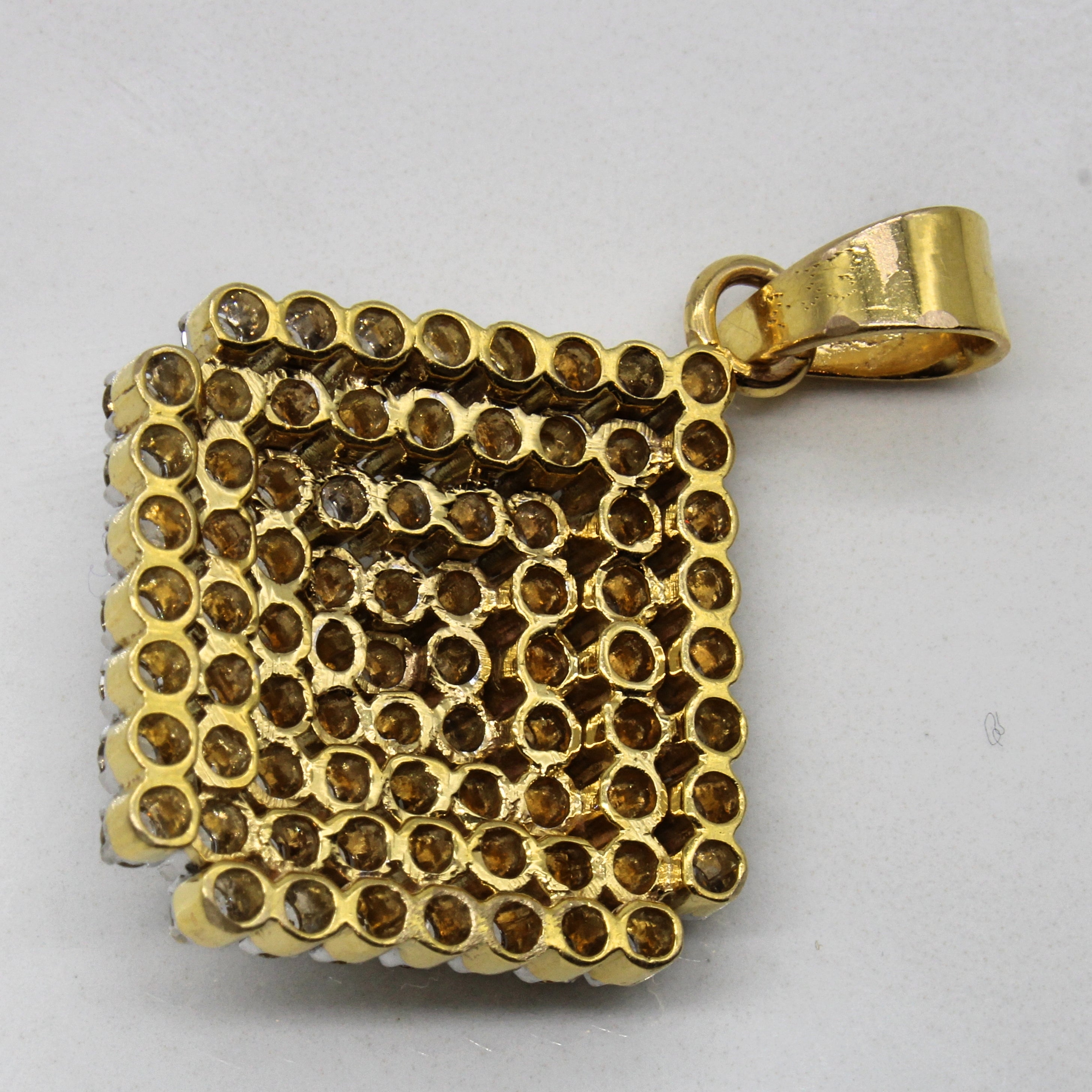 Diamond Cluster Grid Pendant | 2.33ctw