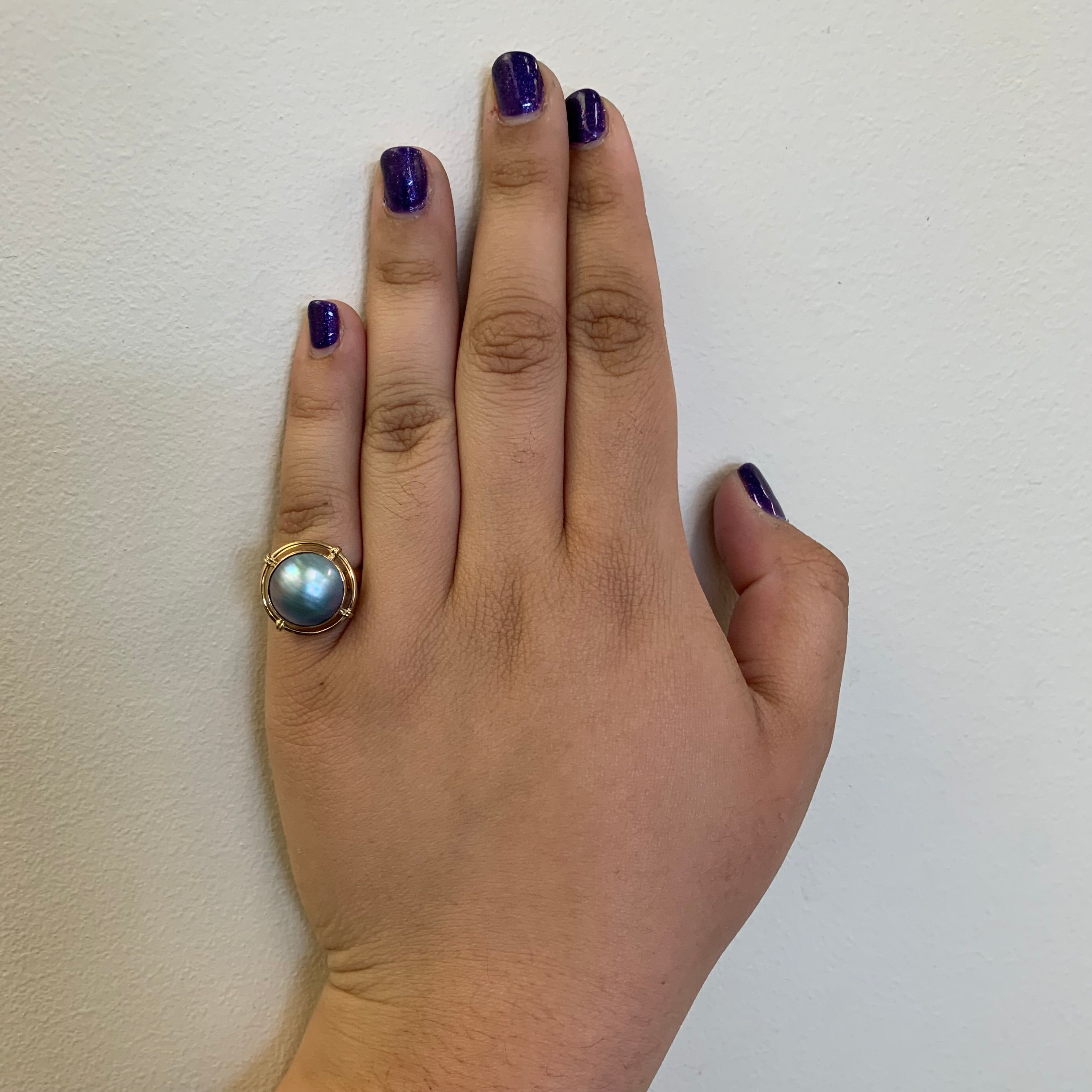 Mabe Pearl Ring | 6.50ct | SZ 6.25 |