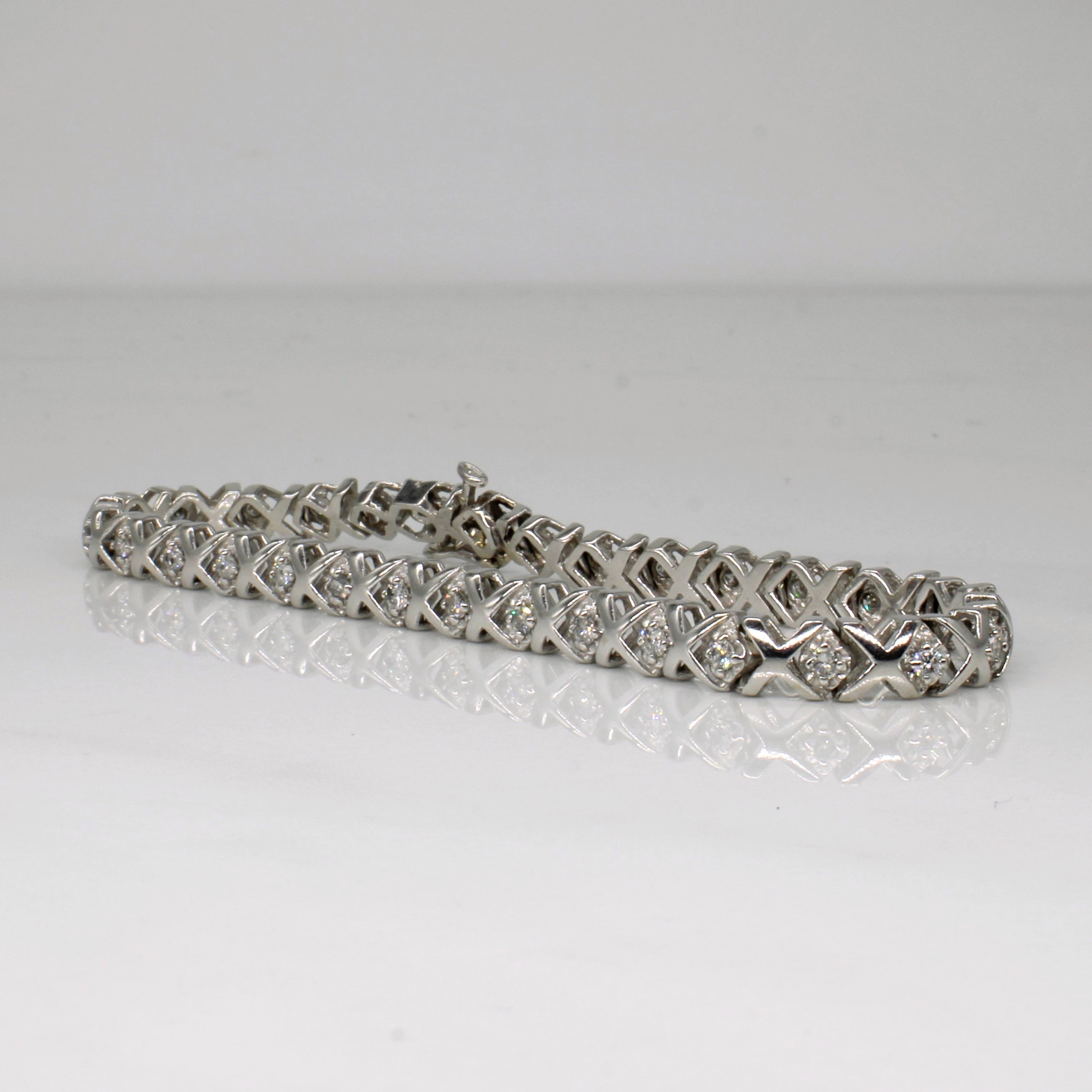Bracelet de tennis en diamants | 1,00 ct | 7,5 po |