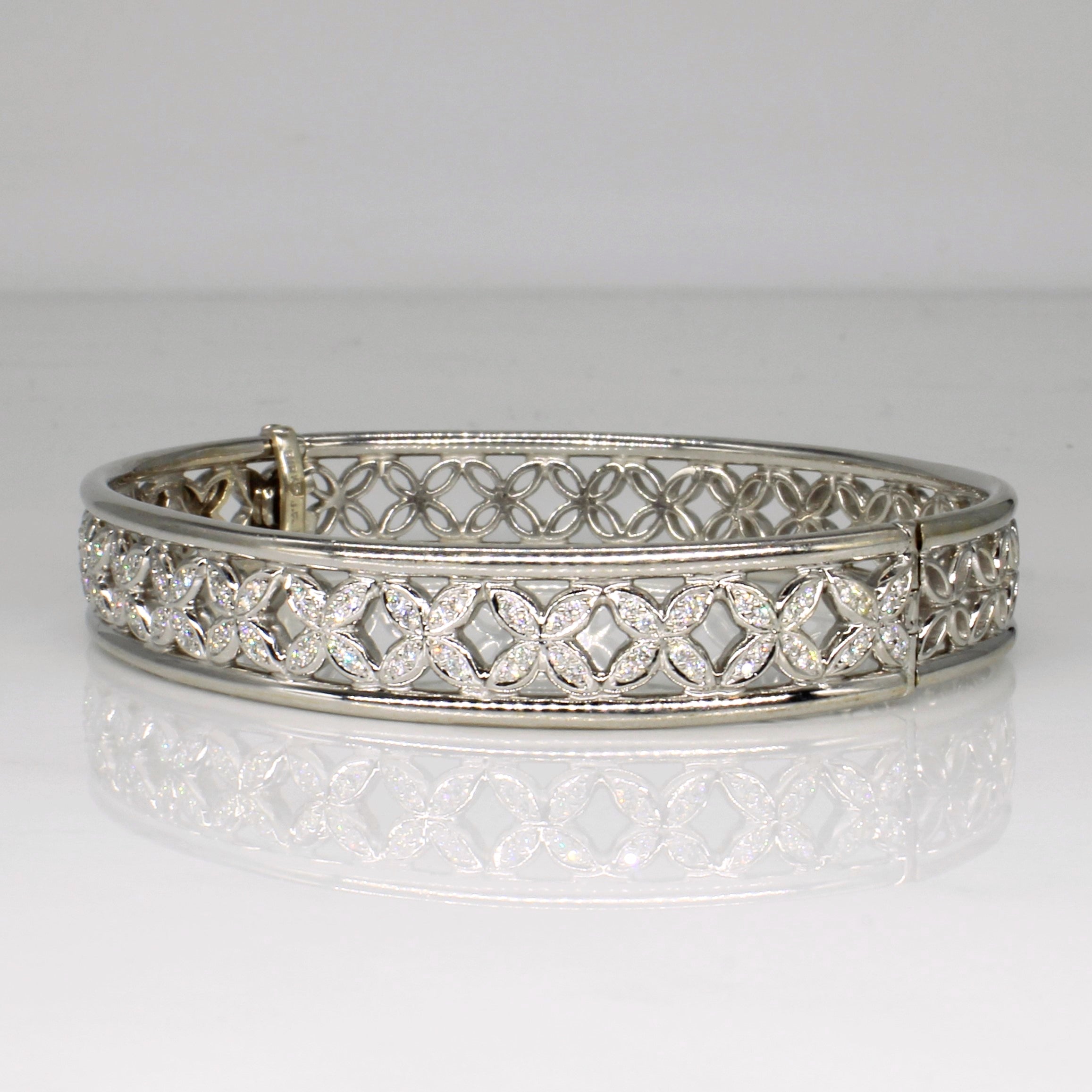 Diamond Lattice Bangle | 0.60ctw | 7" |