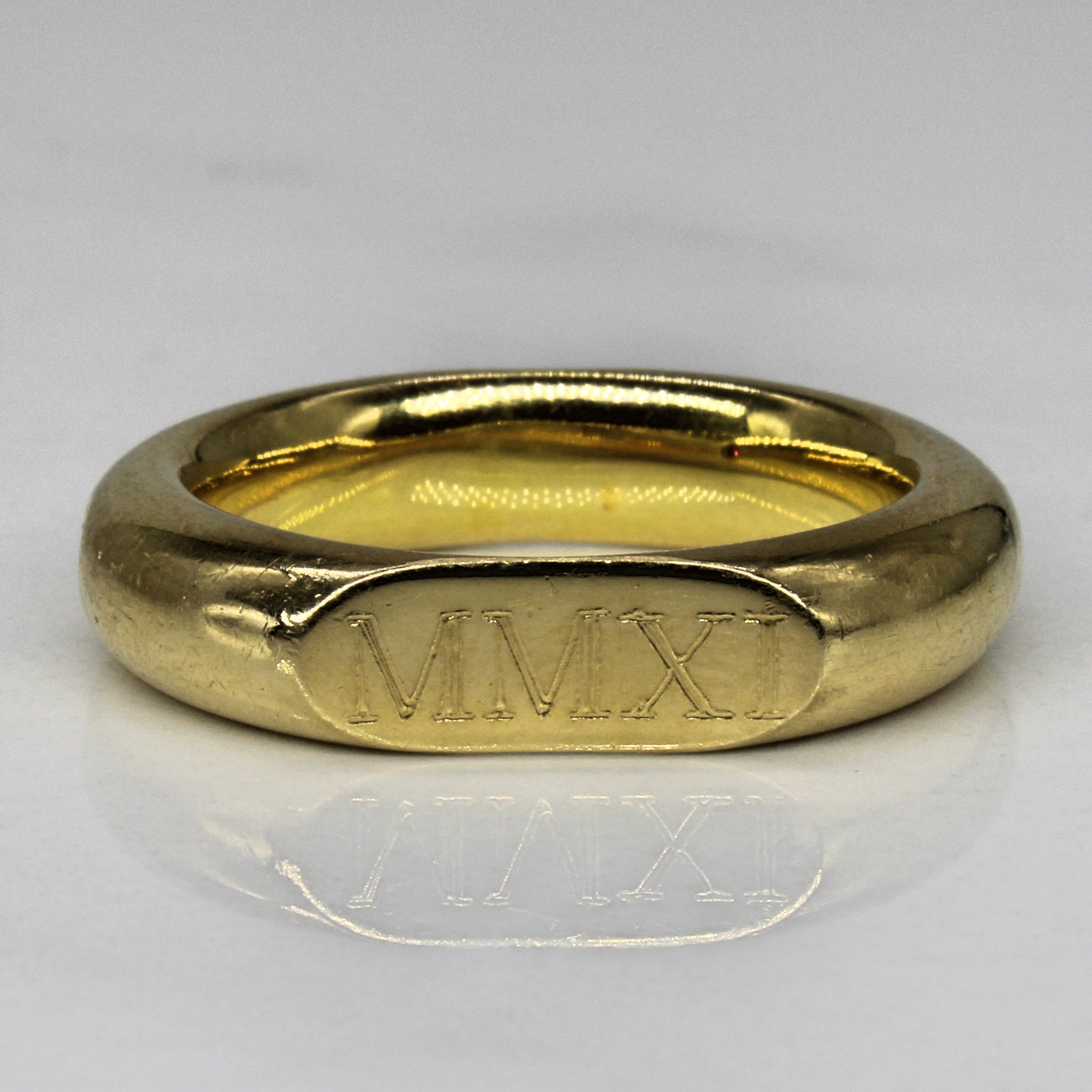 Ruby Roman Numeral Ring | 0.10ct | SZ 8.75 |