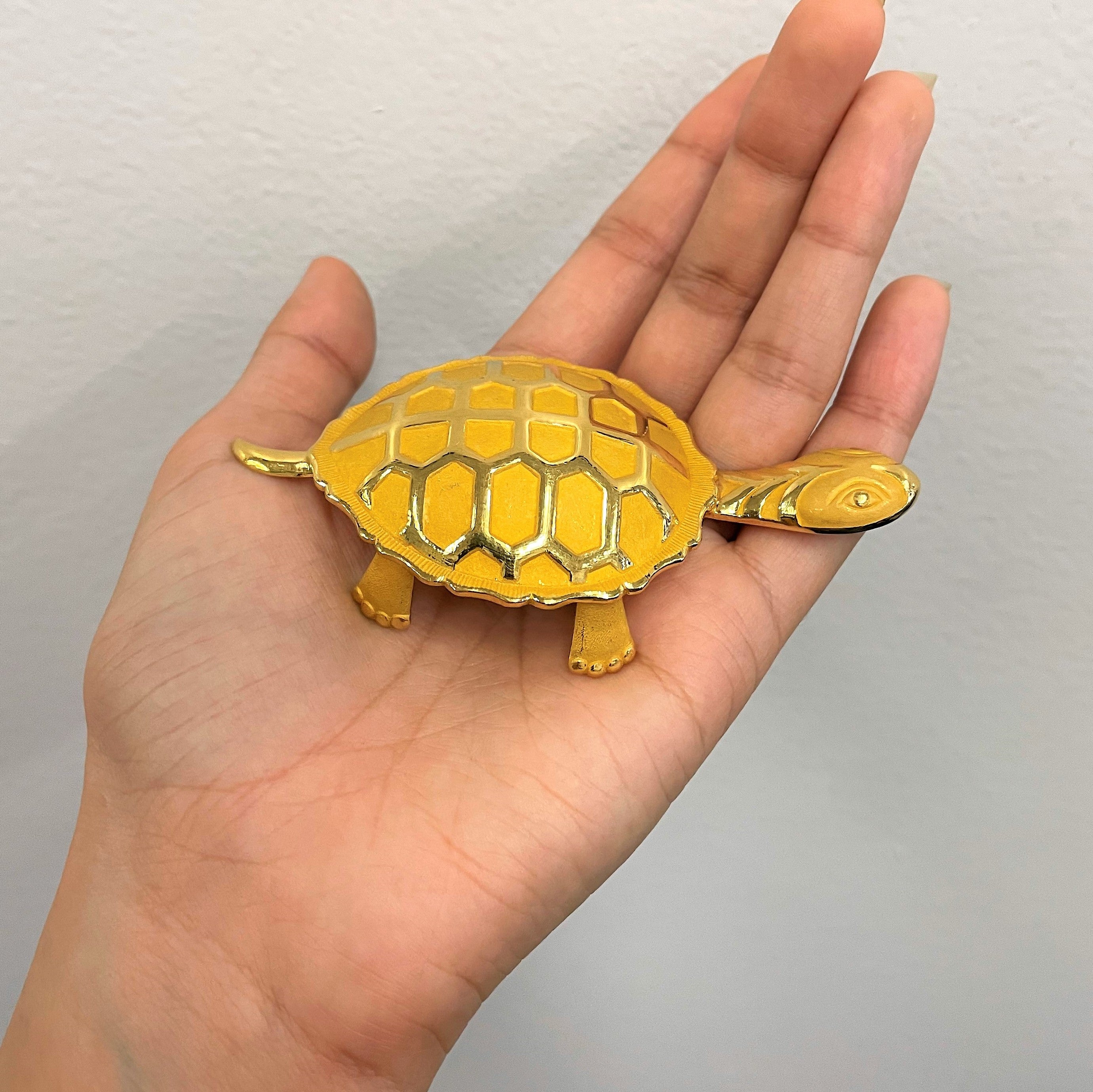 24k Yellow Gold Tortoise Show Piece |