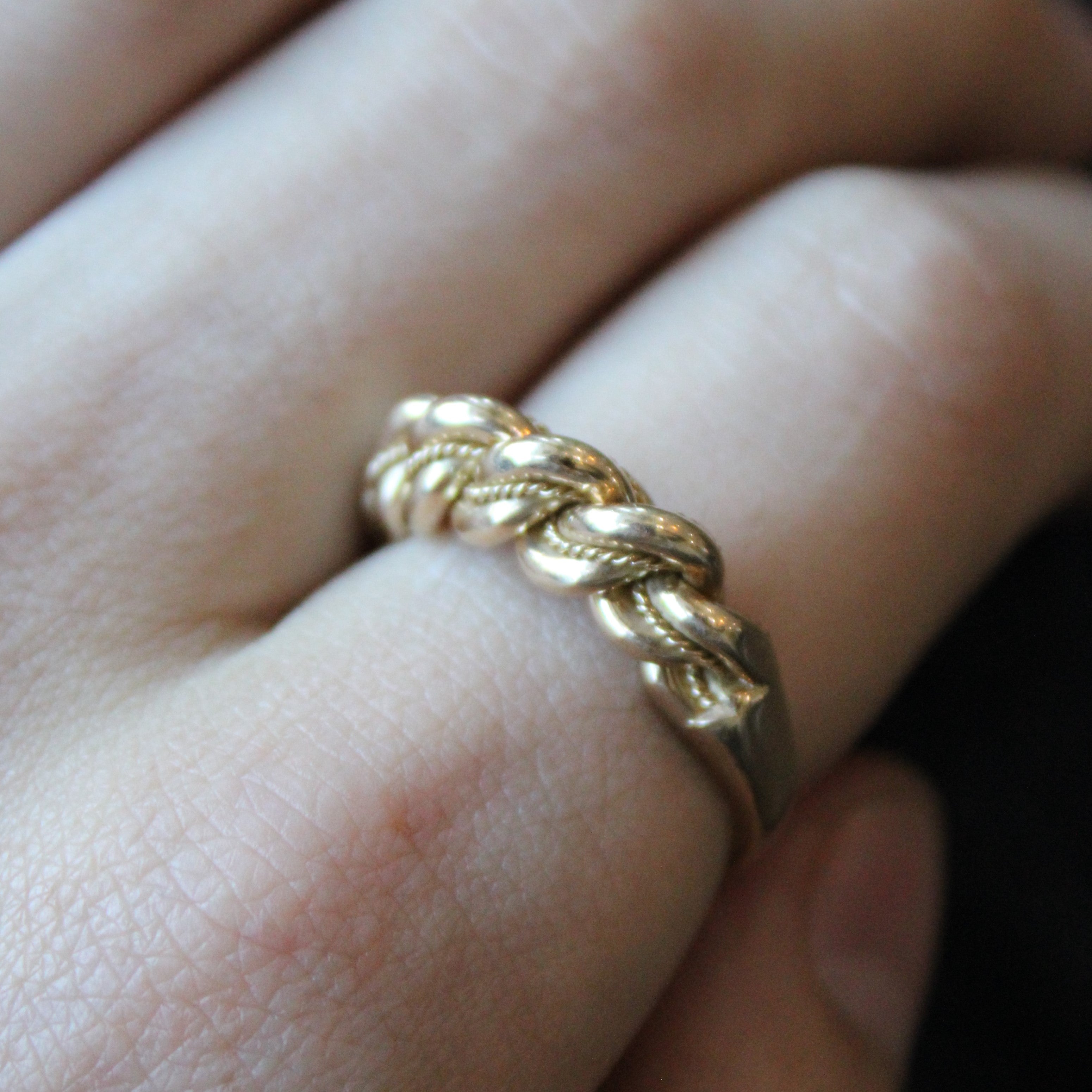 Bague Keeper en or jaune | Taille 9,5 |