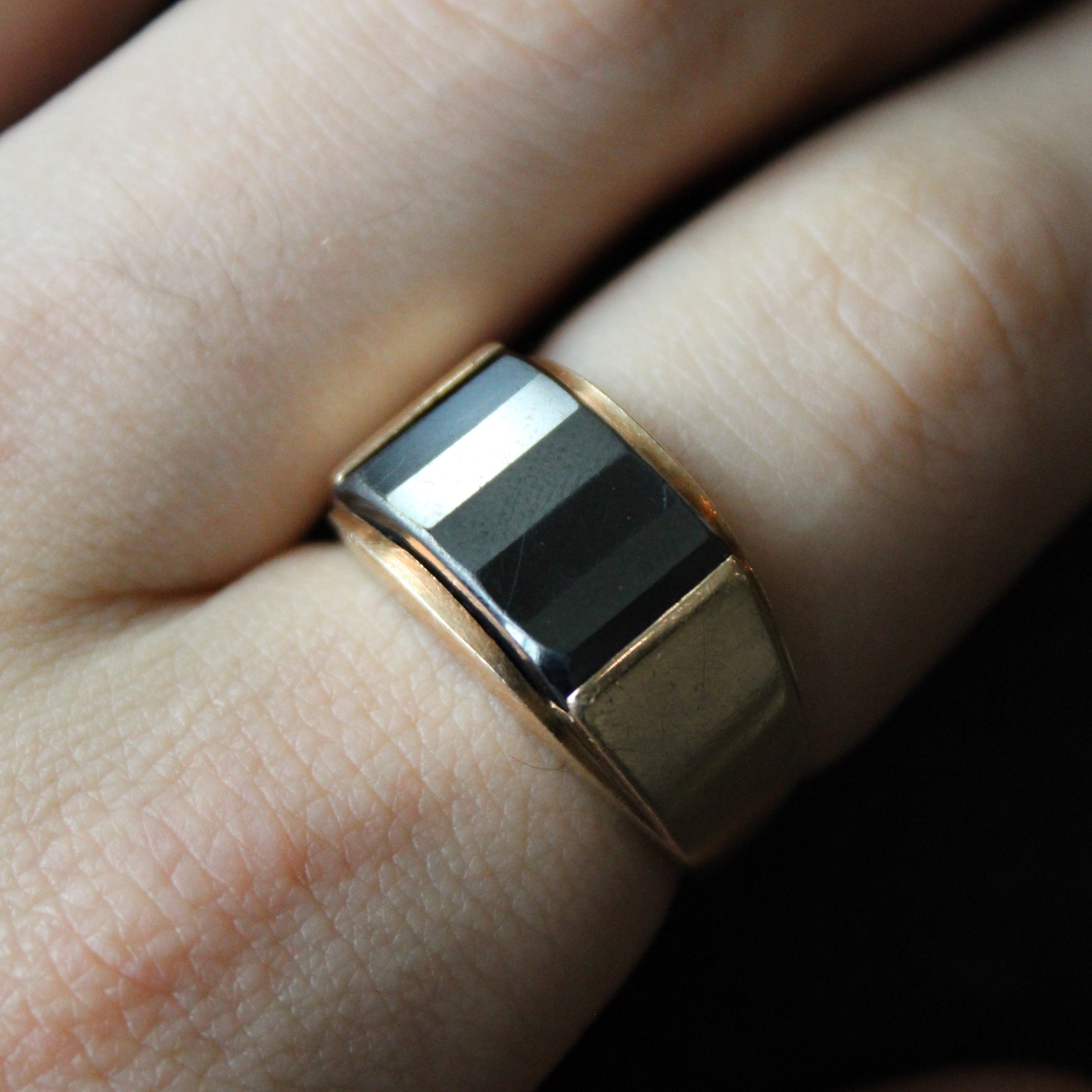 Hematite Cocktail Ring | 6.50ct | SZ 10 |