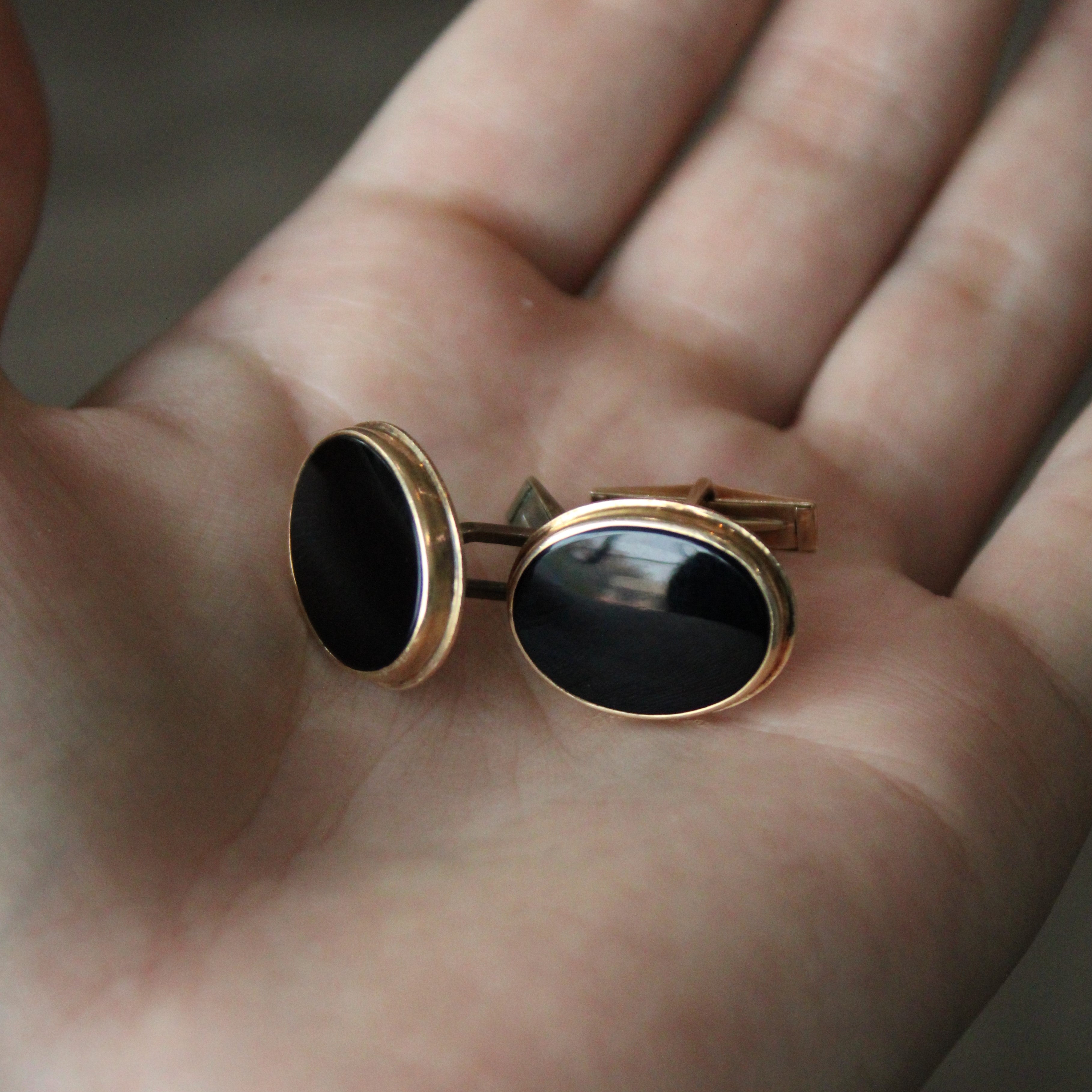 Black Onyx Cufflinks | 8.00ctw |