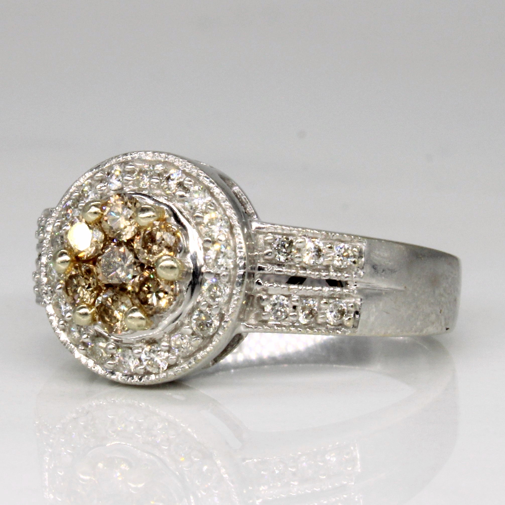 Light Brown Diamond Engagement Ring | 0.49ctw | SZ 7 |
