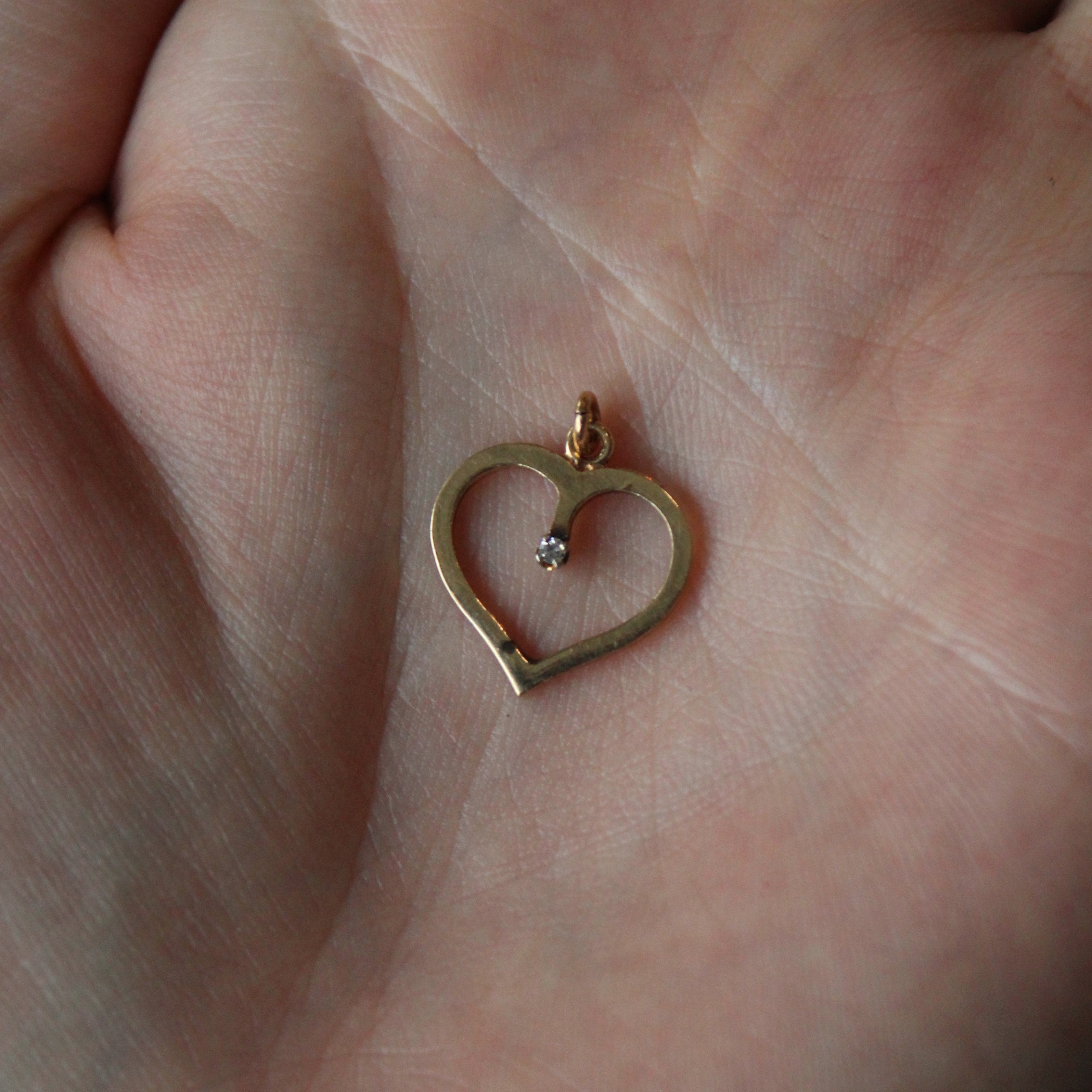 Diamond Heart Pendant | 0.01ct |