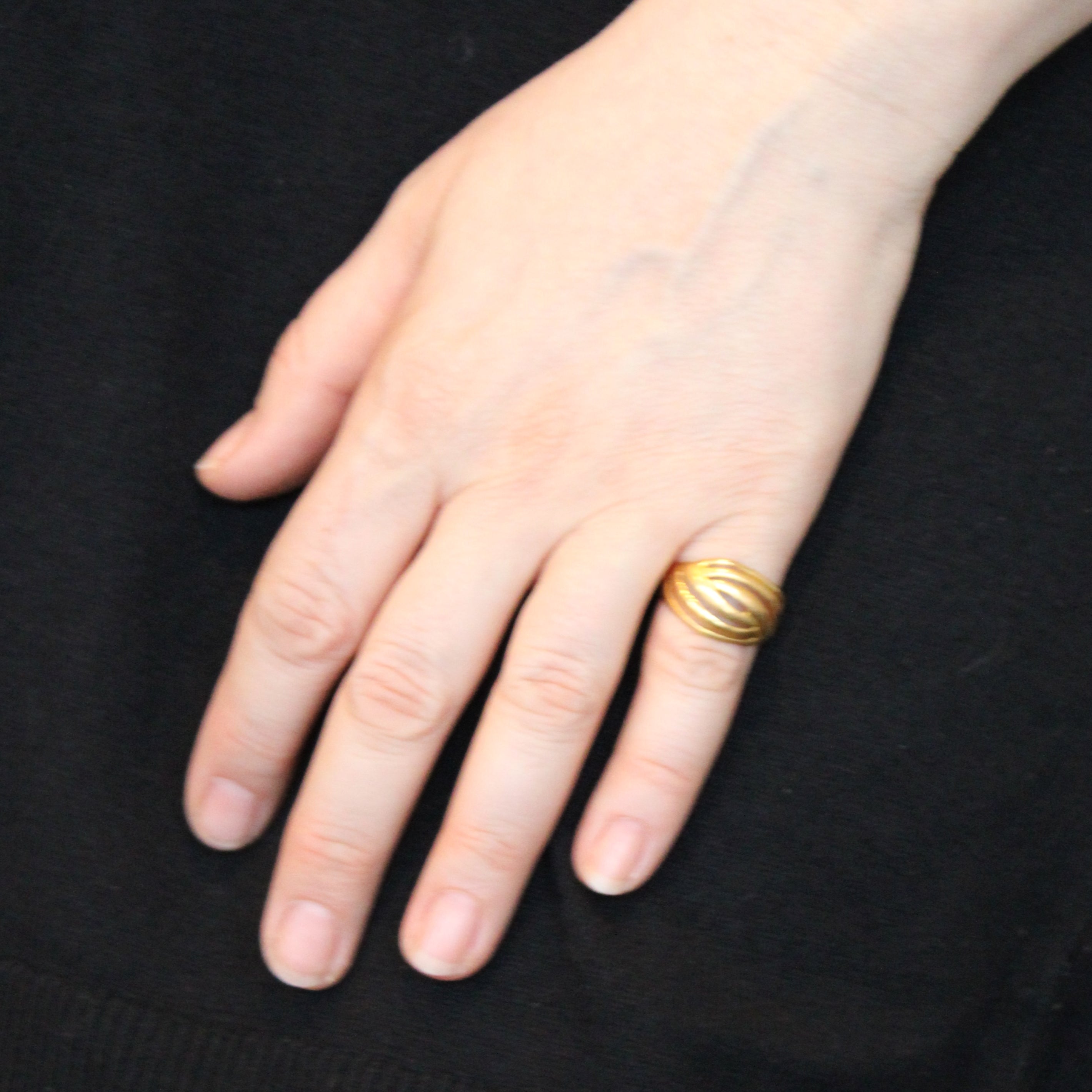 Yellow Gold Woven Ring | SZ 6.5 |