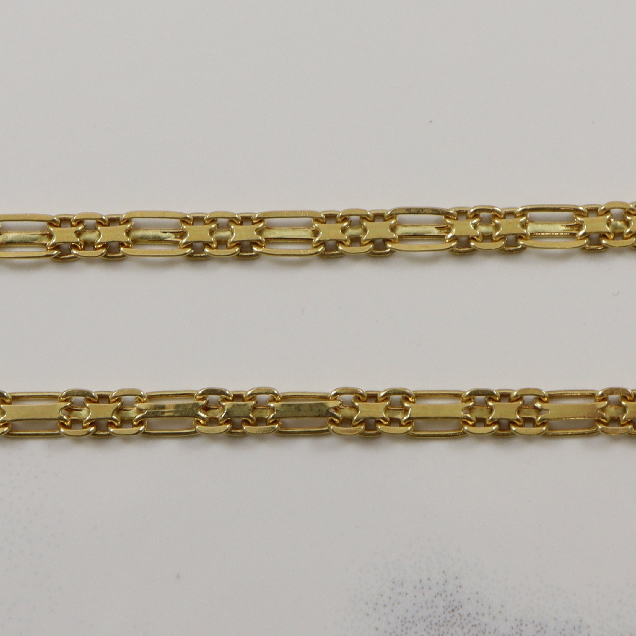 Chaîne fantaisie en or jaune 18 carats | 18 pouces |