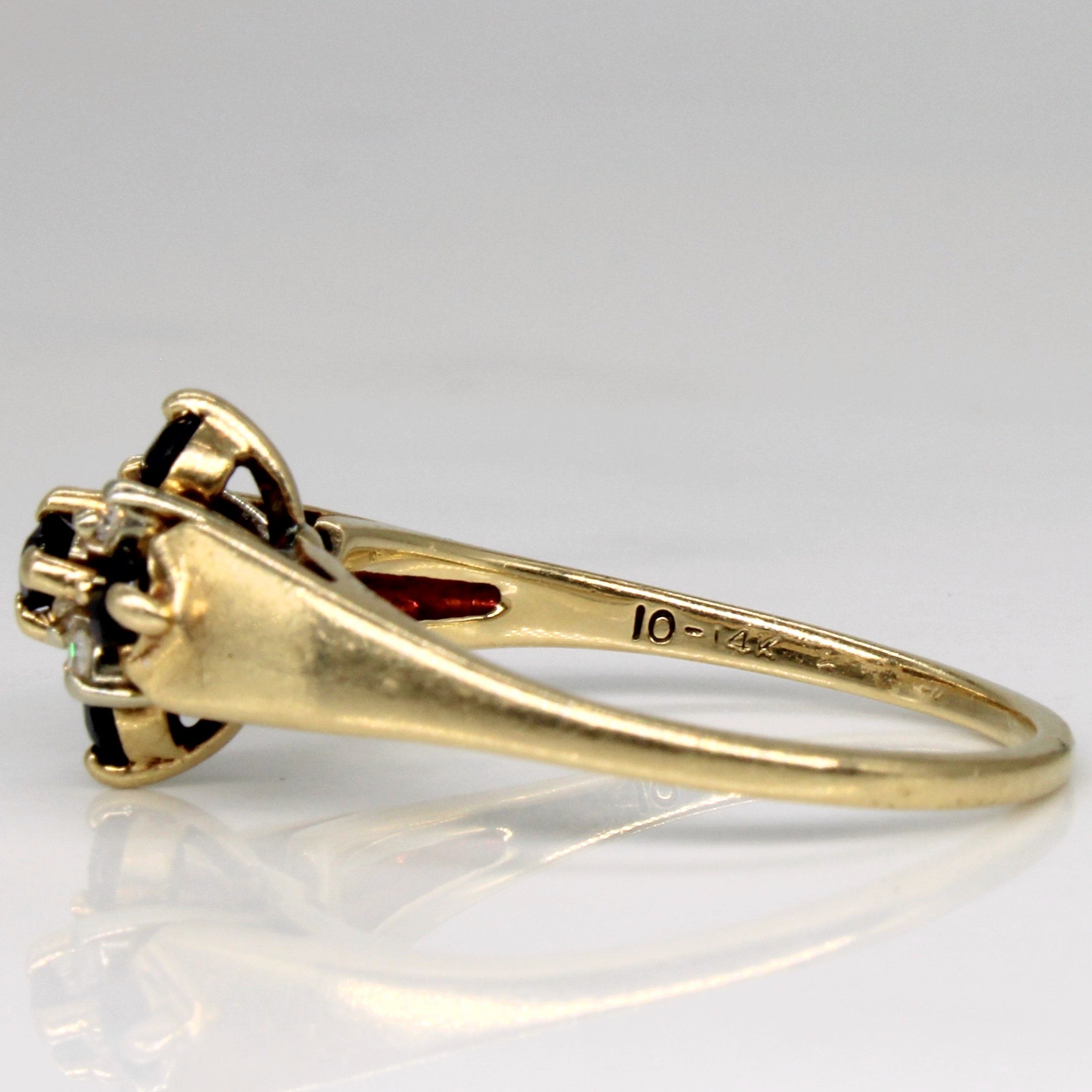Sapphire & Diamond Ring | 0.25ctw, 0.04ctw | SZ 7.75 |