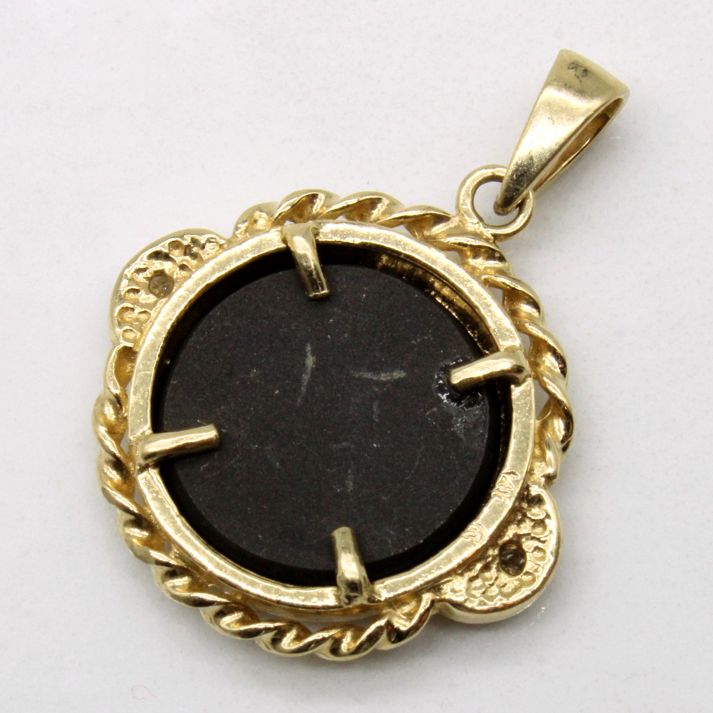 Ammolite & Diamond Pendant | 2.00ctw, 0.04ctw |