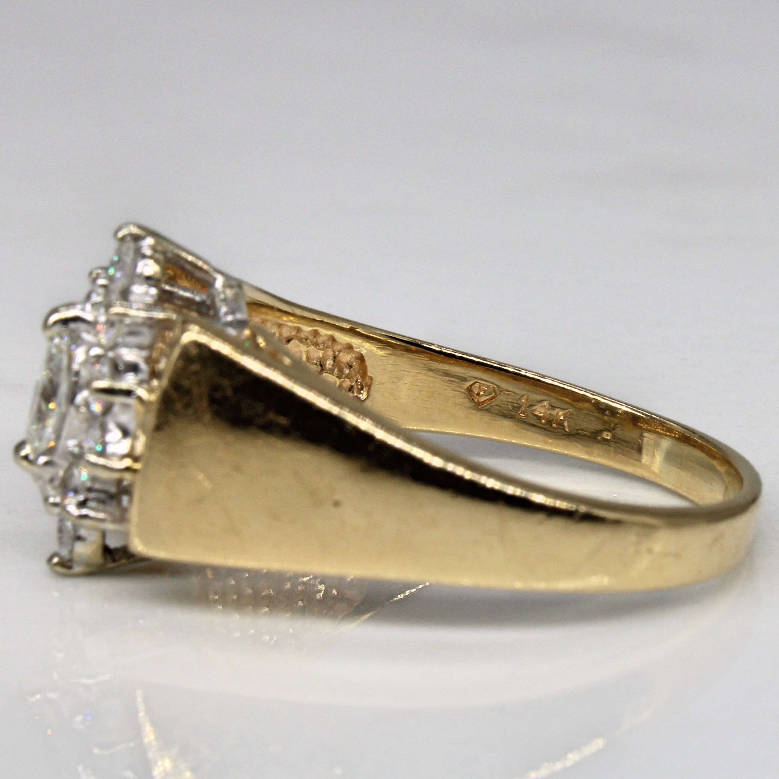 Marquise Diamond Halo Ring | 0.43ctw | SZ 8 |