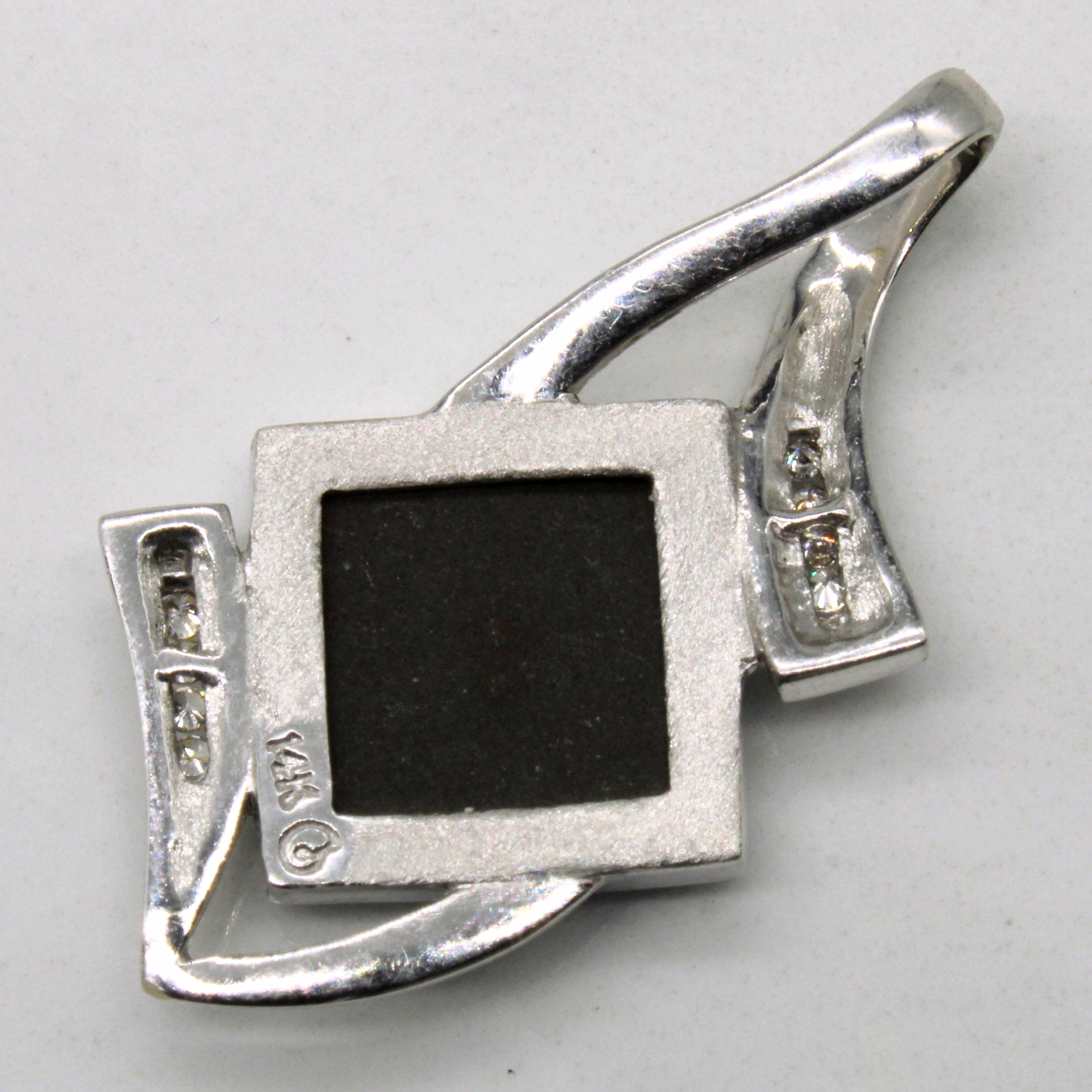 Ammolite & Diamond Pendant | 2.00ct, 0.05ctw |