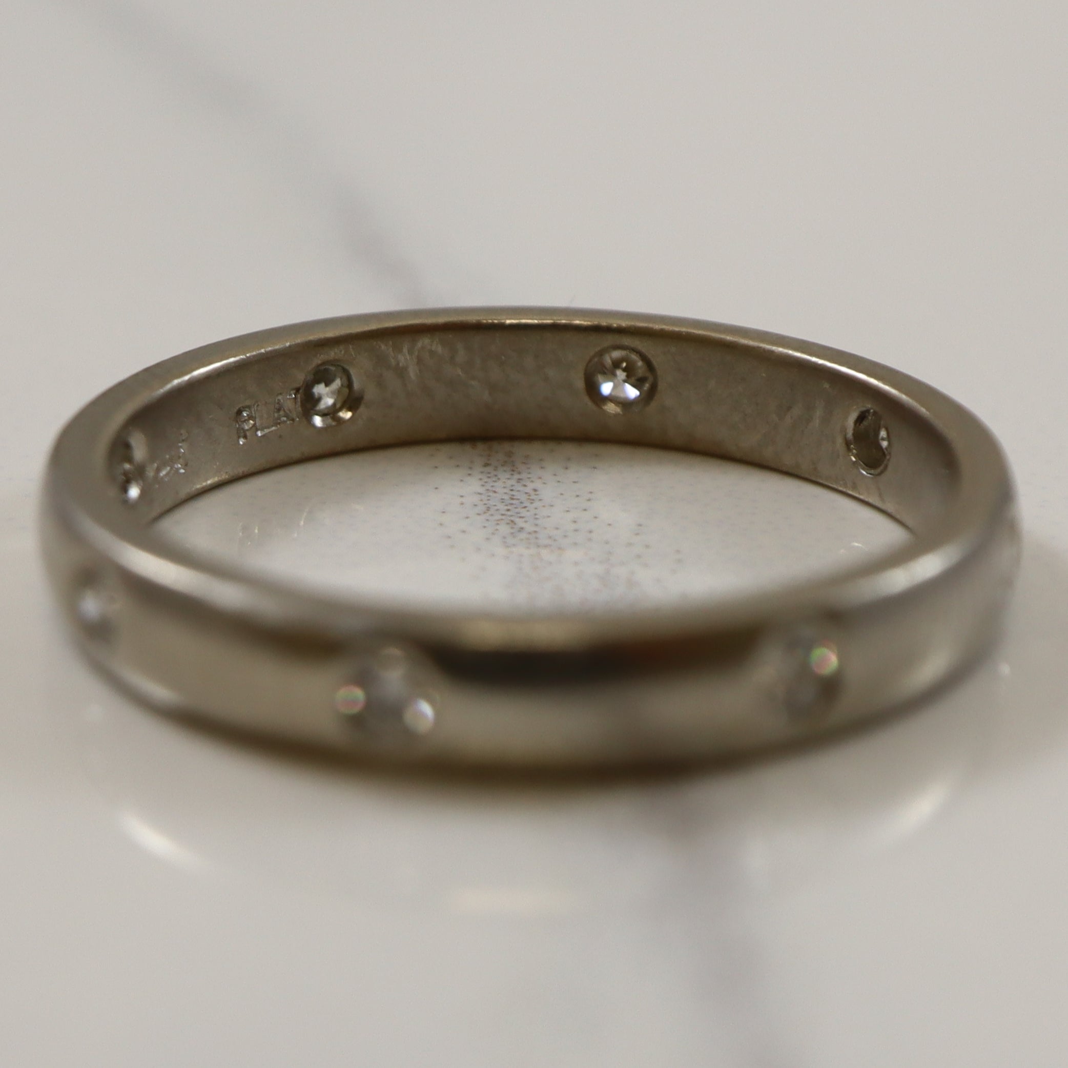 Platinum Set Diamond Eternity Ring | 0.16ctw | SZ 6 |