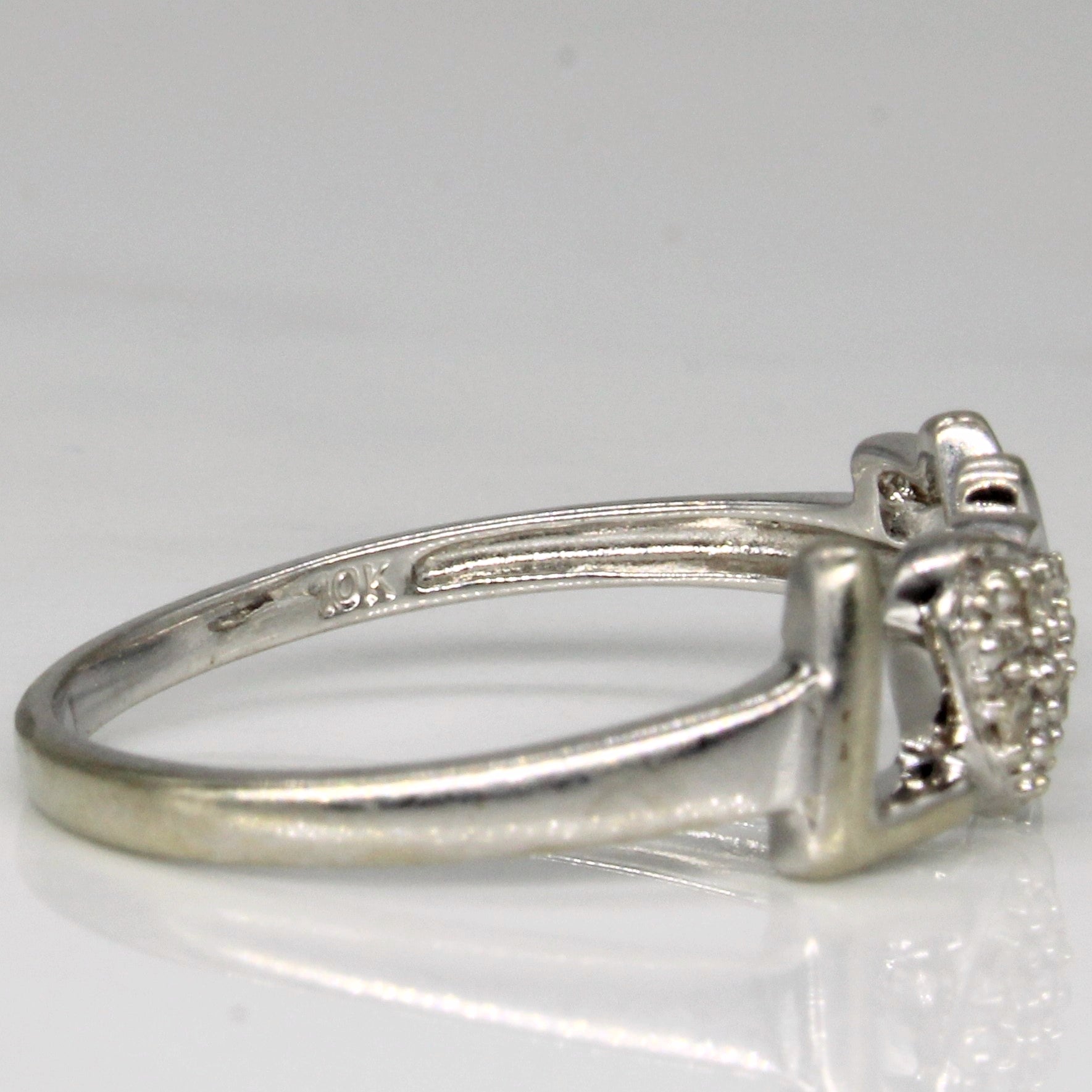 Diamond 'Love' Ring | 0.02ctw | SZ 8 |