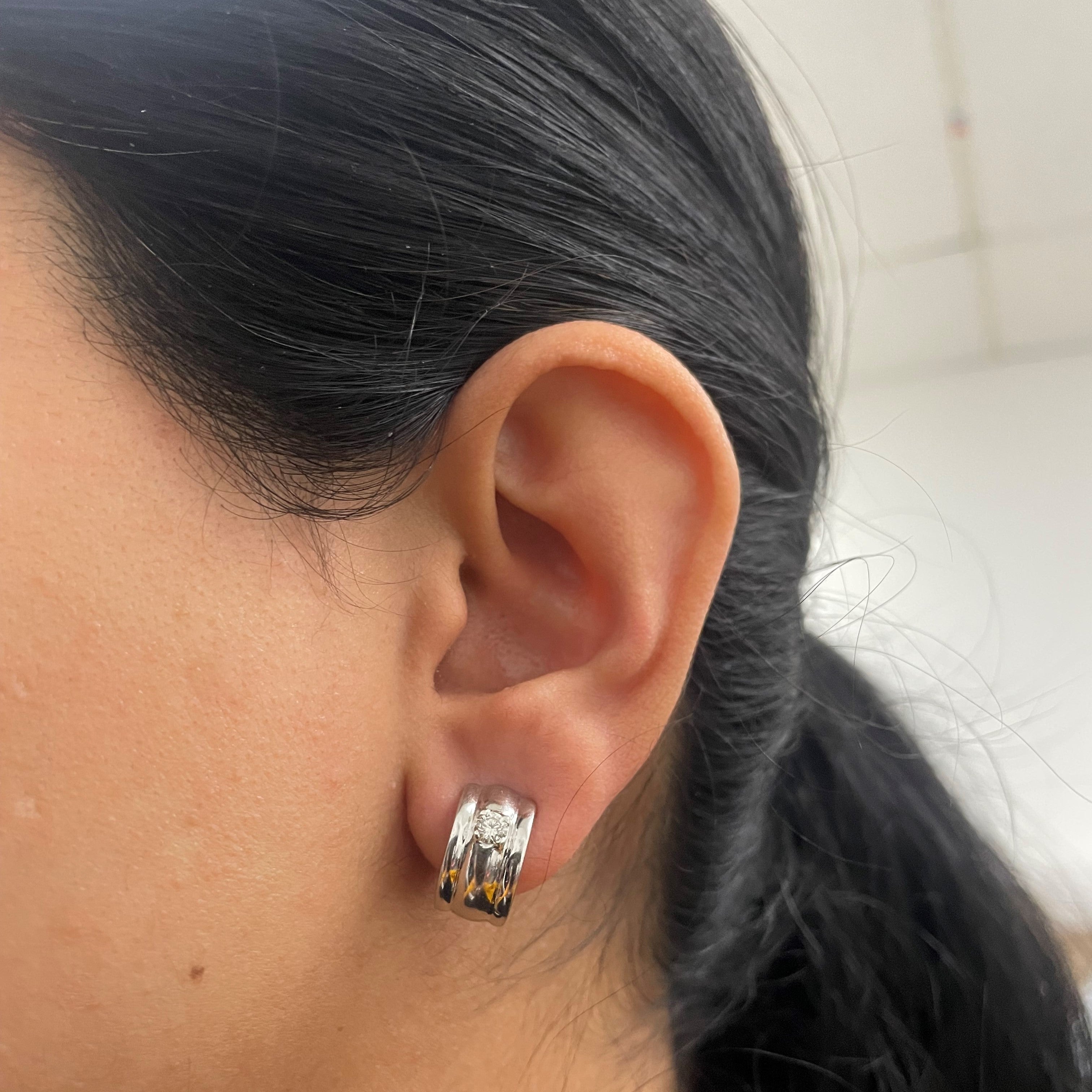 Diamond Huggie Earrings | 0.30ctw |