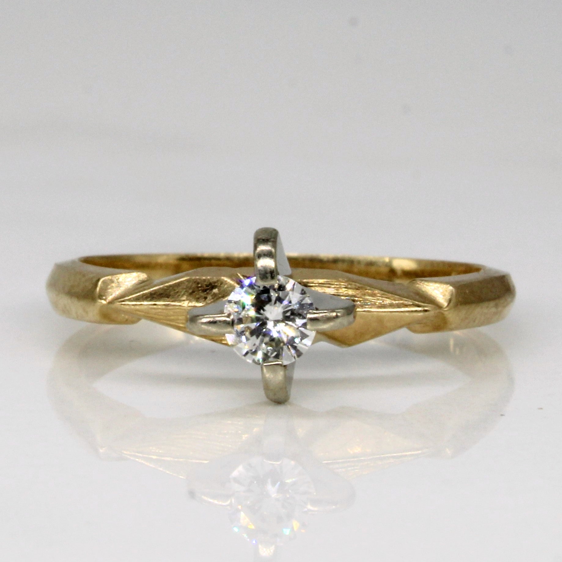Diamond High Set Ring | 0.18ct | SZ 6.25 |