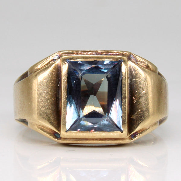 Synthetic Colour Change Sapphire Ring | 3.15ct | SZ 10 |