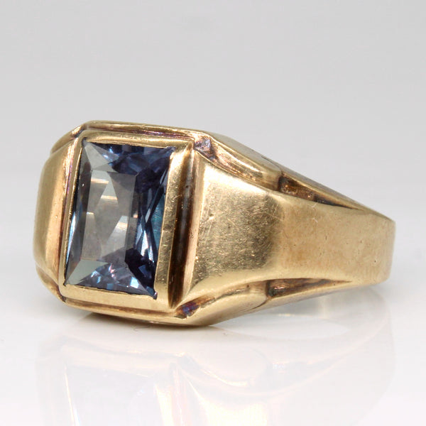 Synthetic Colour Change Sapphire Ring | 3.15ct | SZ 10 |
