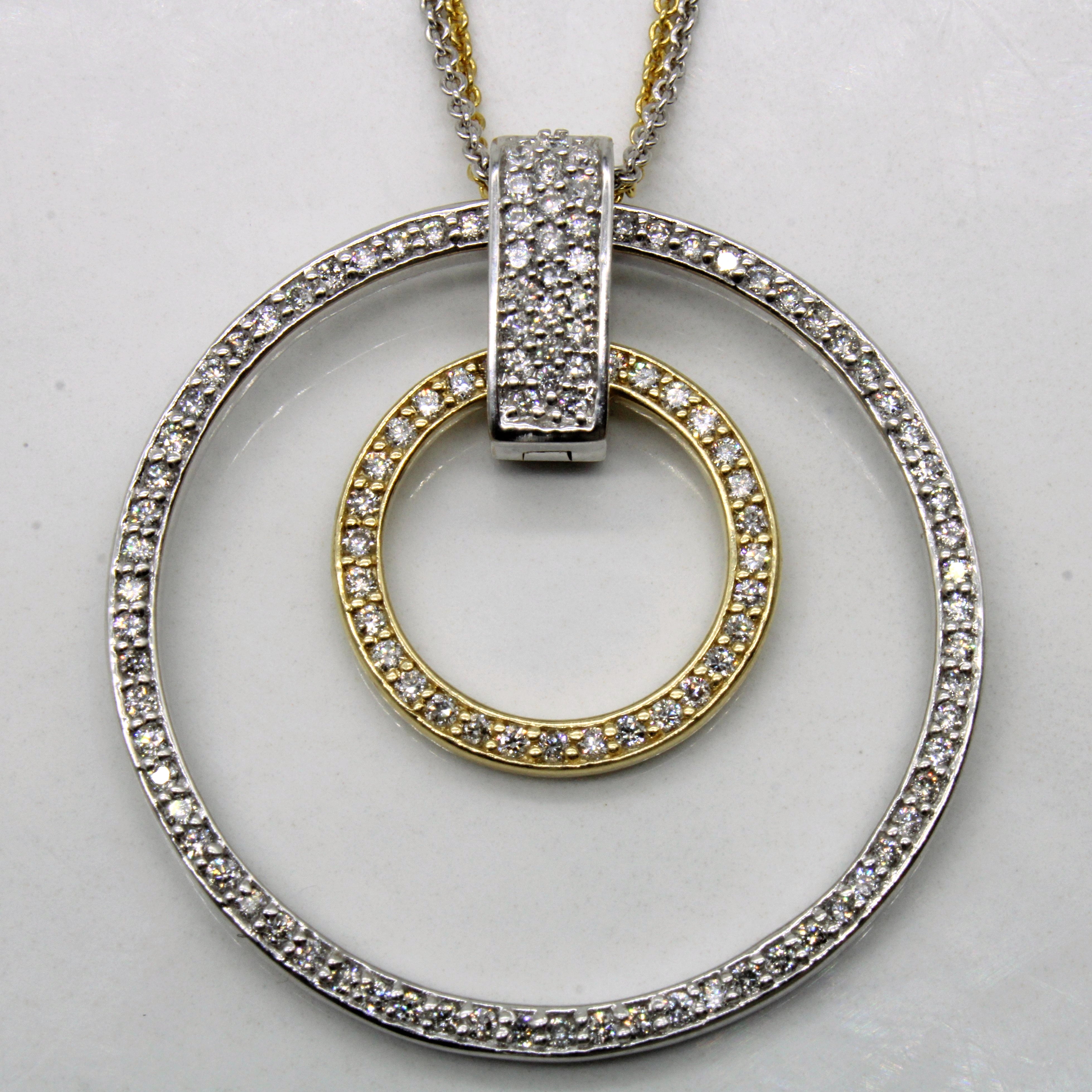 Effy' Two Toned Diamond Necklace | 0.65ctw | 18" |