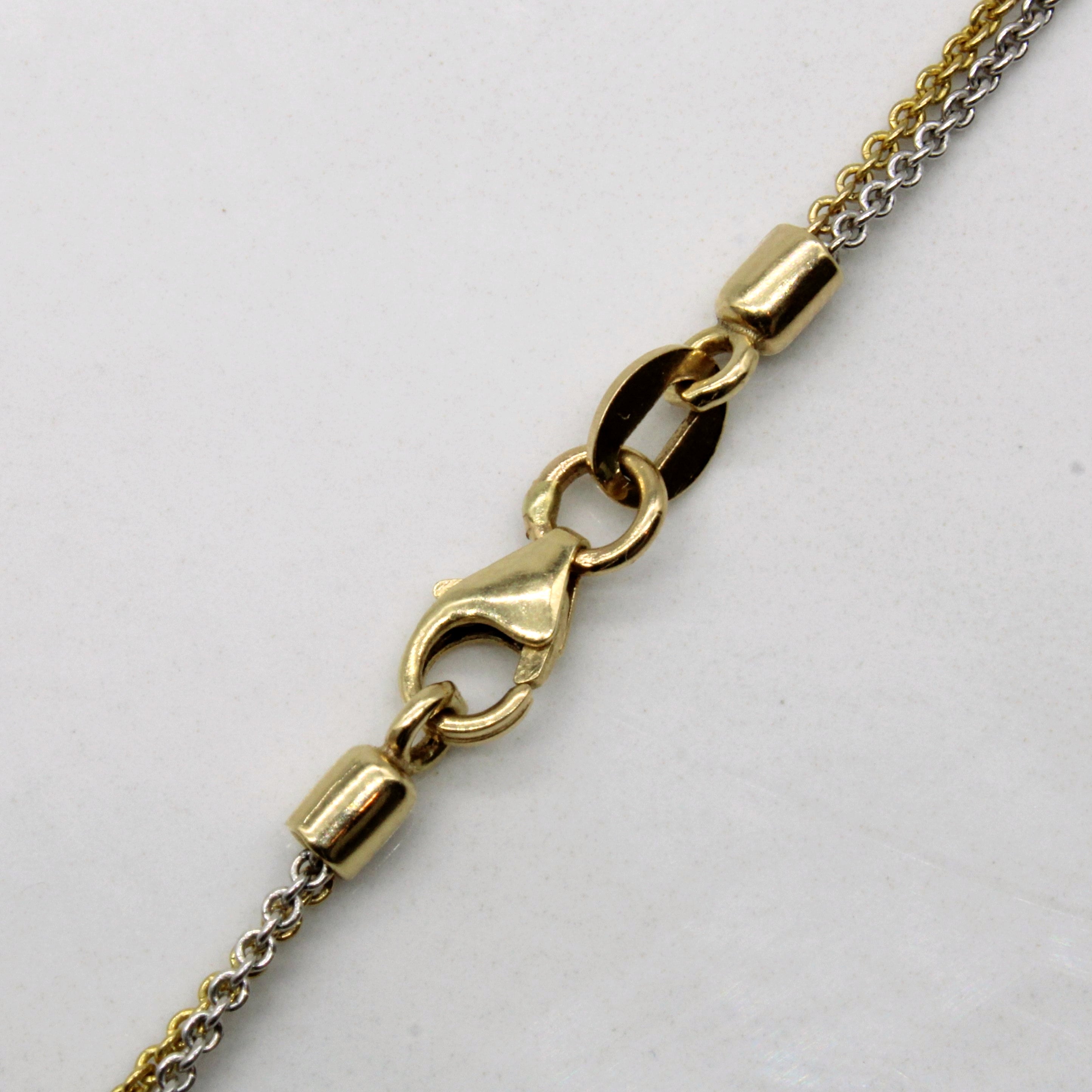 Effy' Two Toned Diamond Necklace | 0.65ctw | 18" |