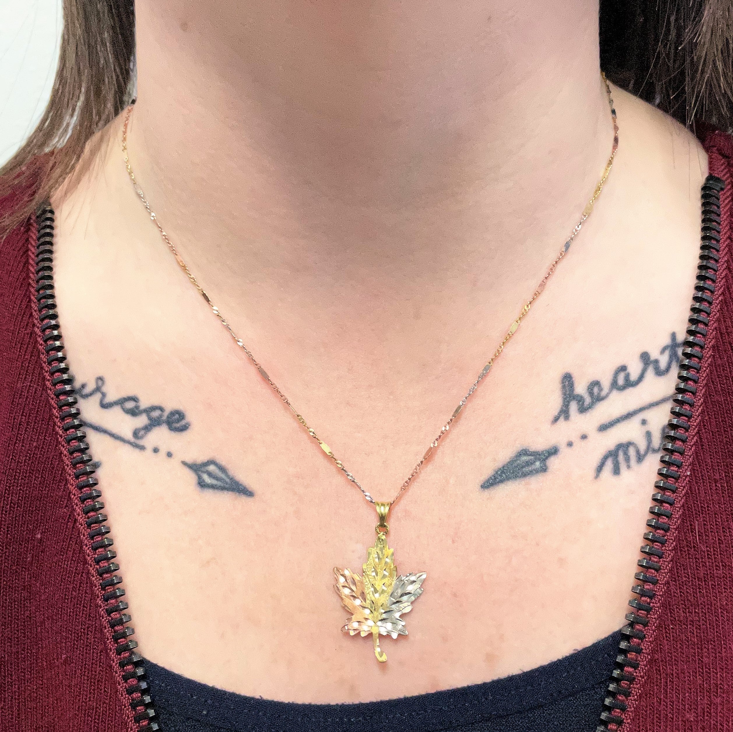 Maple Leaf Necklace | 17" |