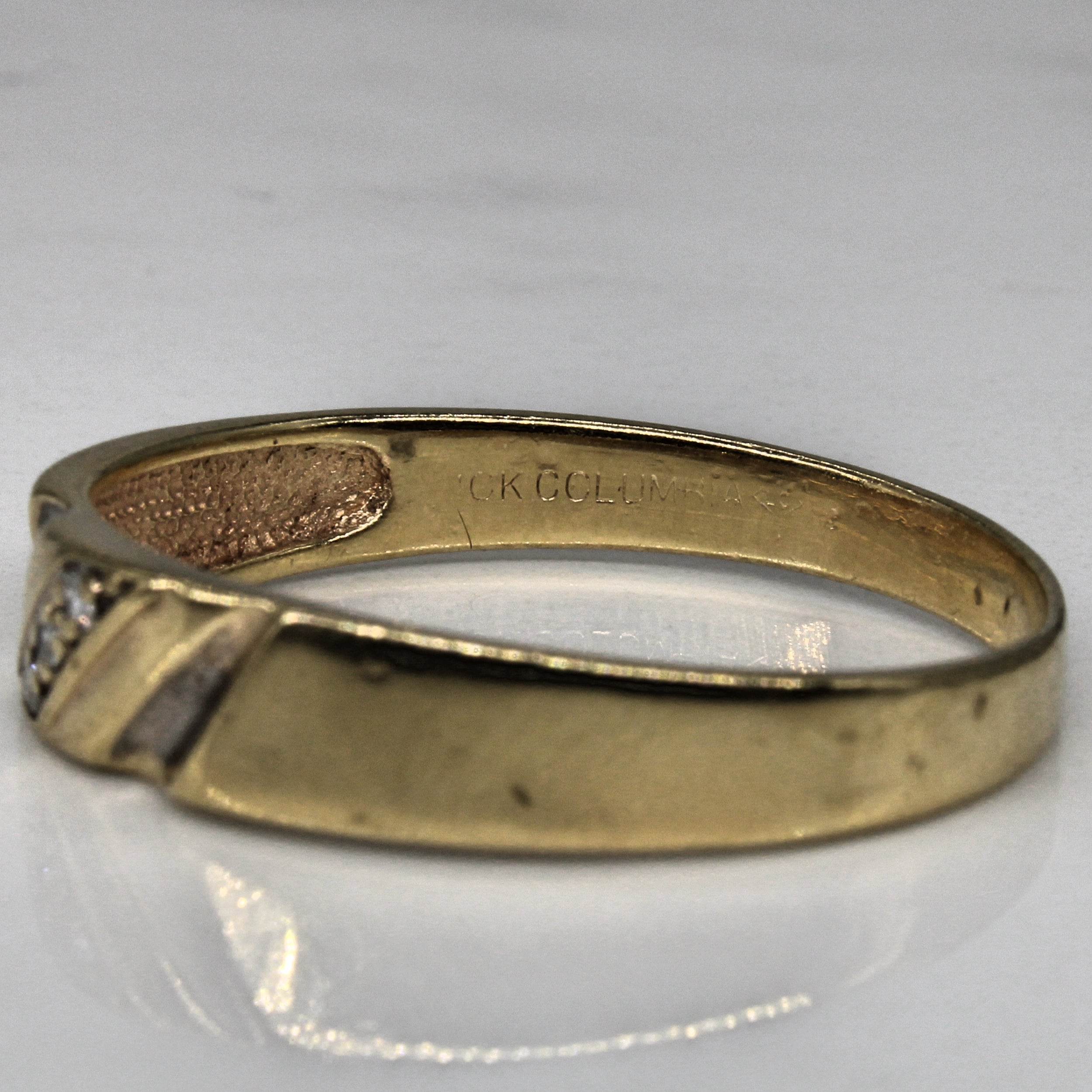 Diagonal Diamond Band | 0.03ctw | SZ 13.75 |