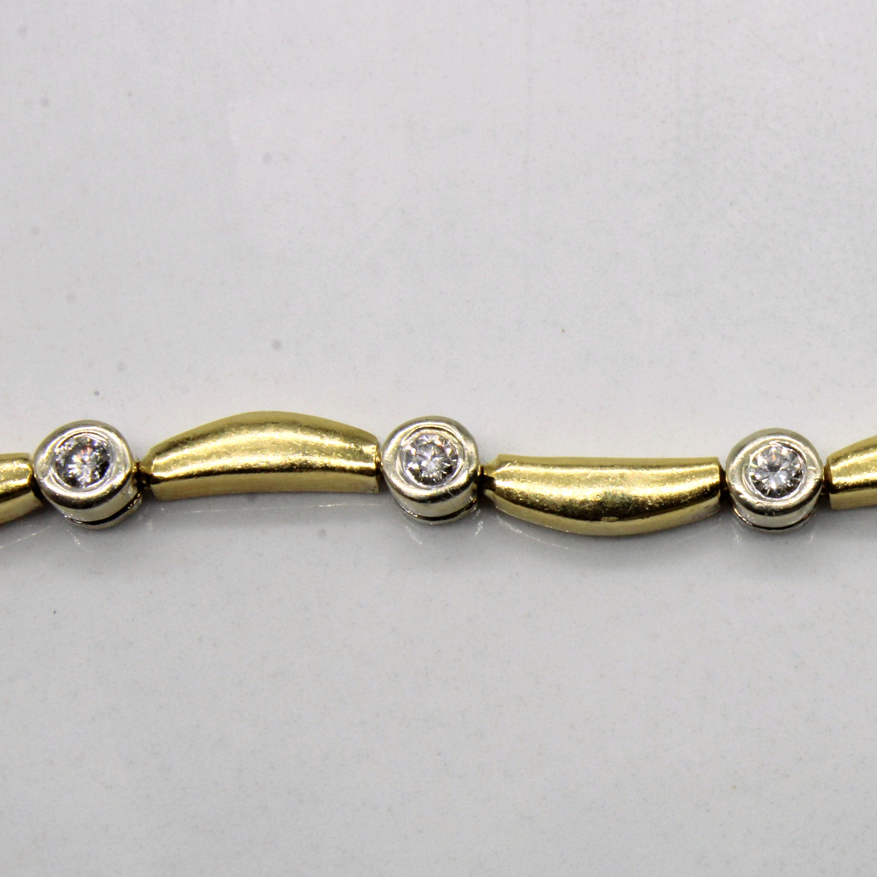 Diamond Link Bracelet | 0.40ctw | 7.5" |