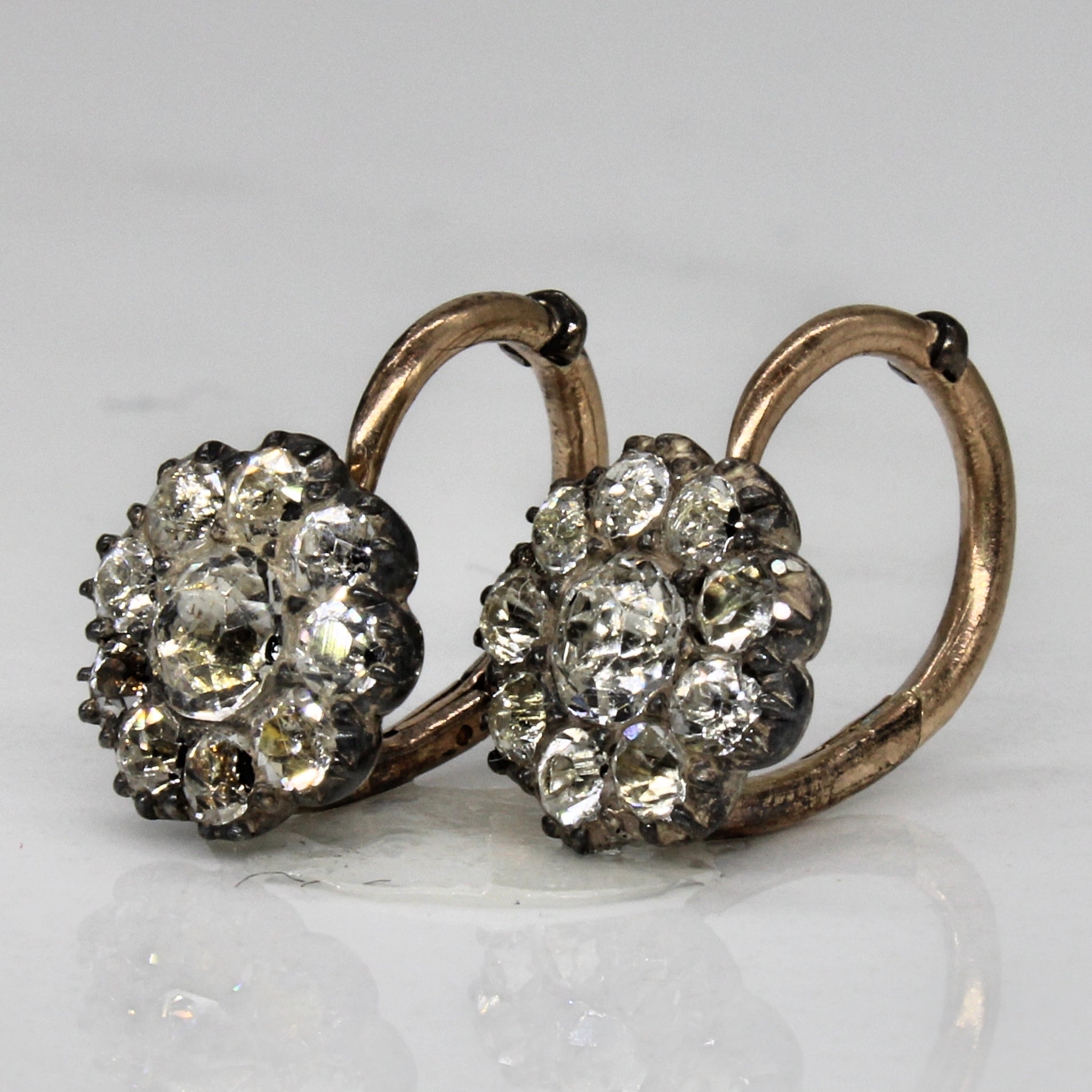 Late Georgian Era Pasté Glass Earrings |