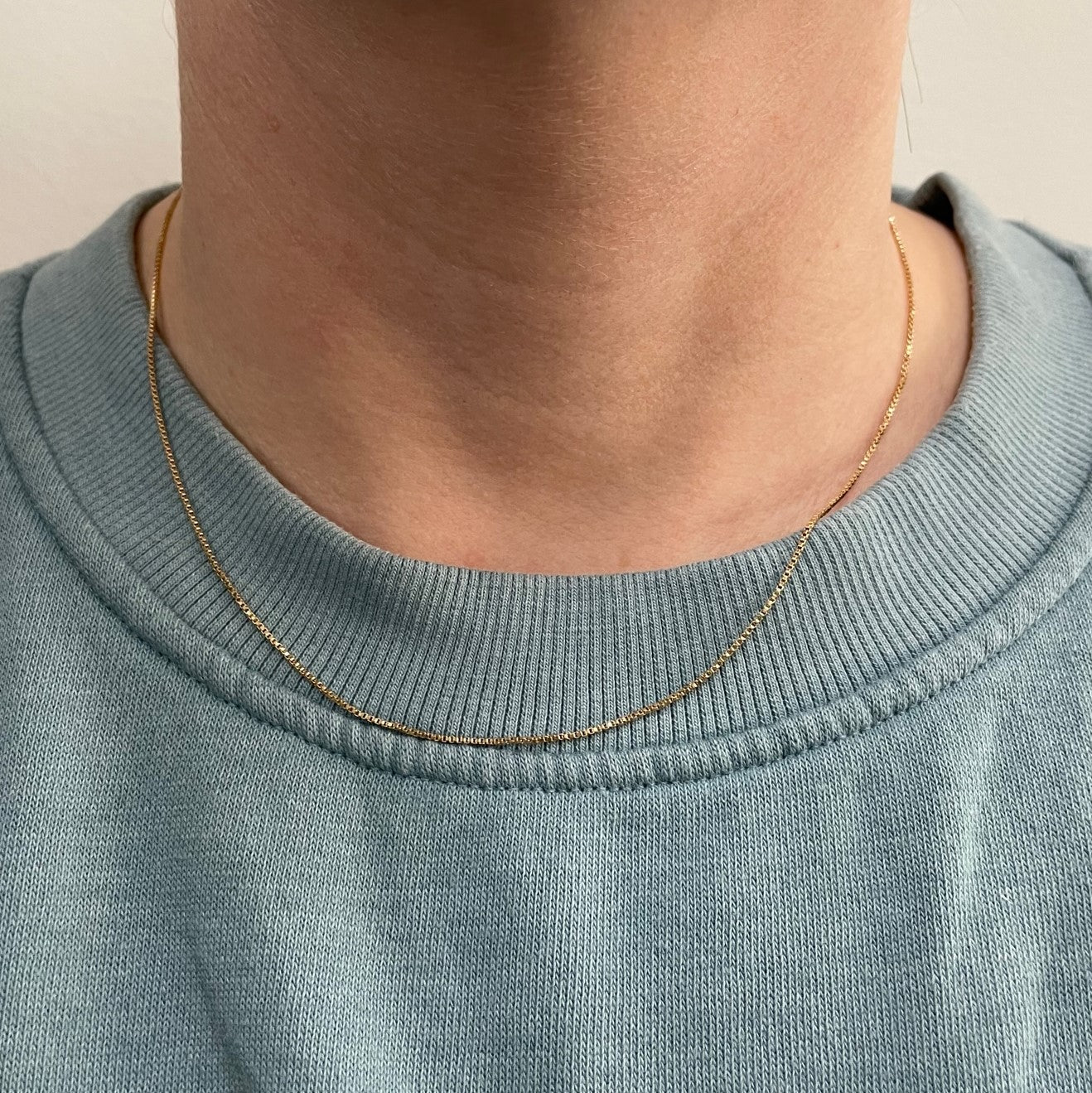 10k Yellow Gold Box Chain | 16" |