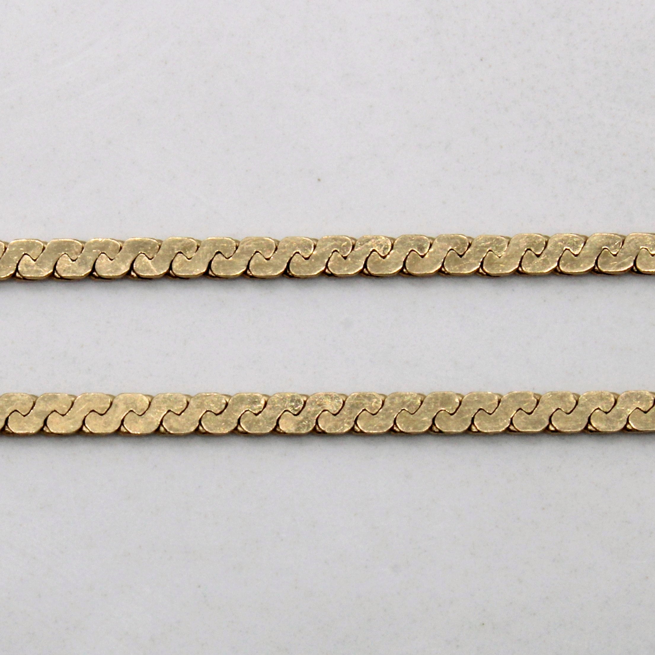 10k Yellow Gold S Link Chain | 28" |