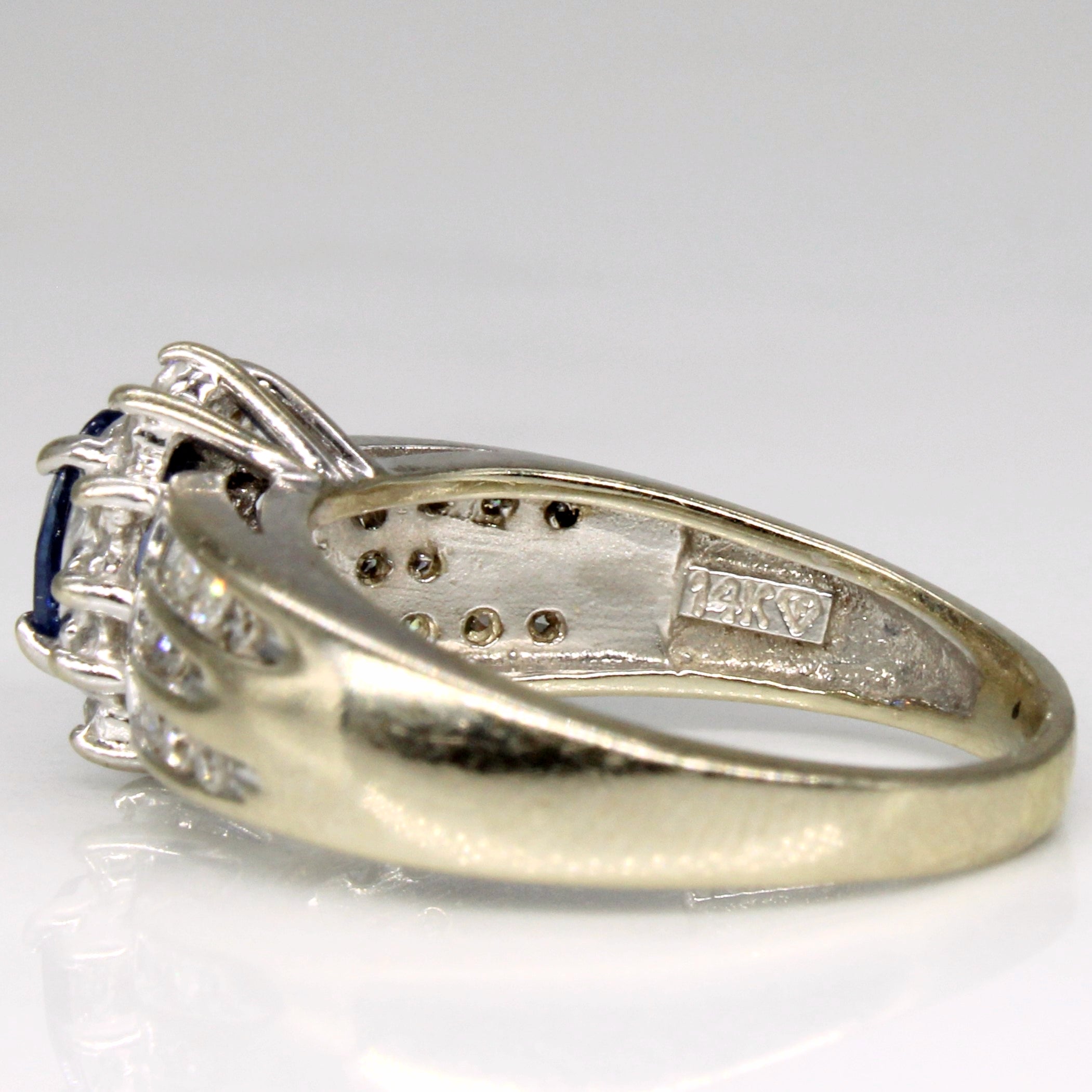 Sapphire & Diamond Engagement Ring | 0.46ct, 0.30ctw | SZ 6.25 |